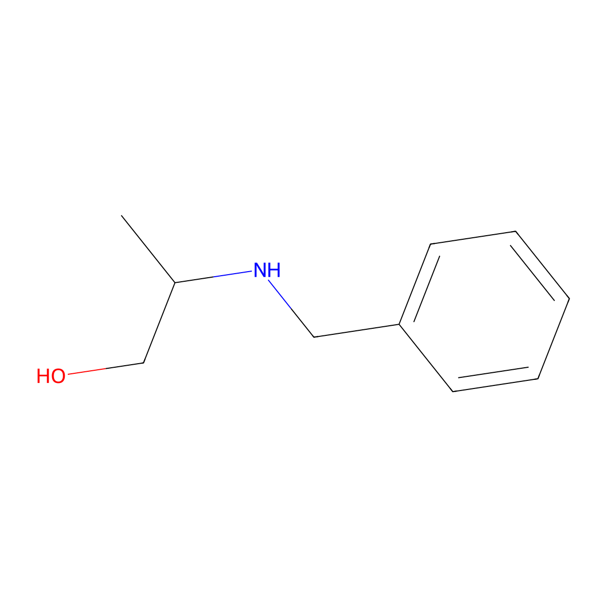 2-(Benzylamino)propan-1-ol molecular structure, CAS 6940-81-4