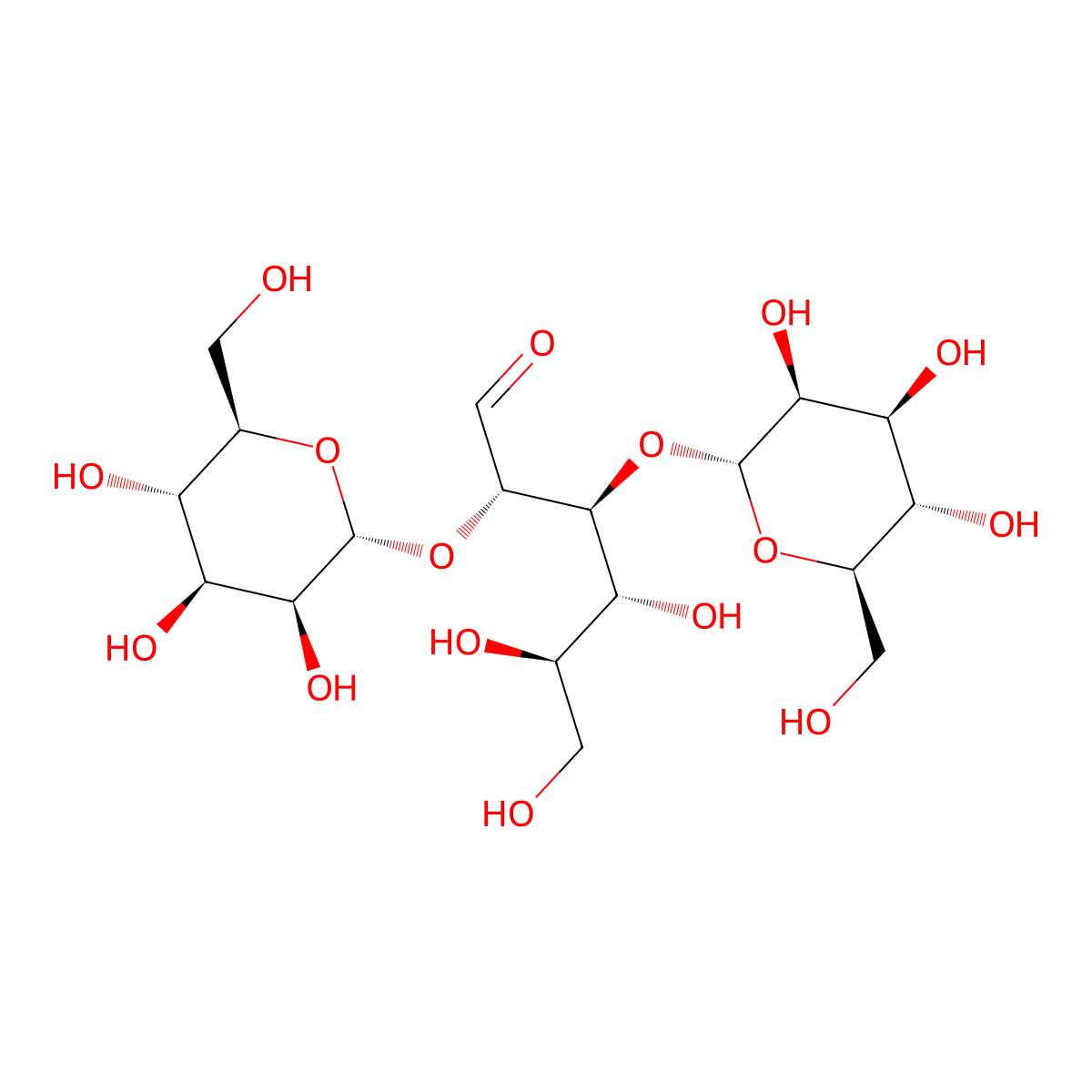 3,6-Di-O-(alpha-mannopyranosyl)mannose molecular structure, CAS 69401-47-4
