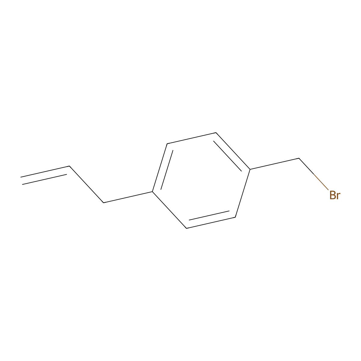 1-(Bromomethyl)-4-(prop-2-en-1-yl)benzene molecular structure, CAS 69411-38-7