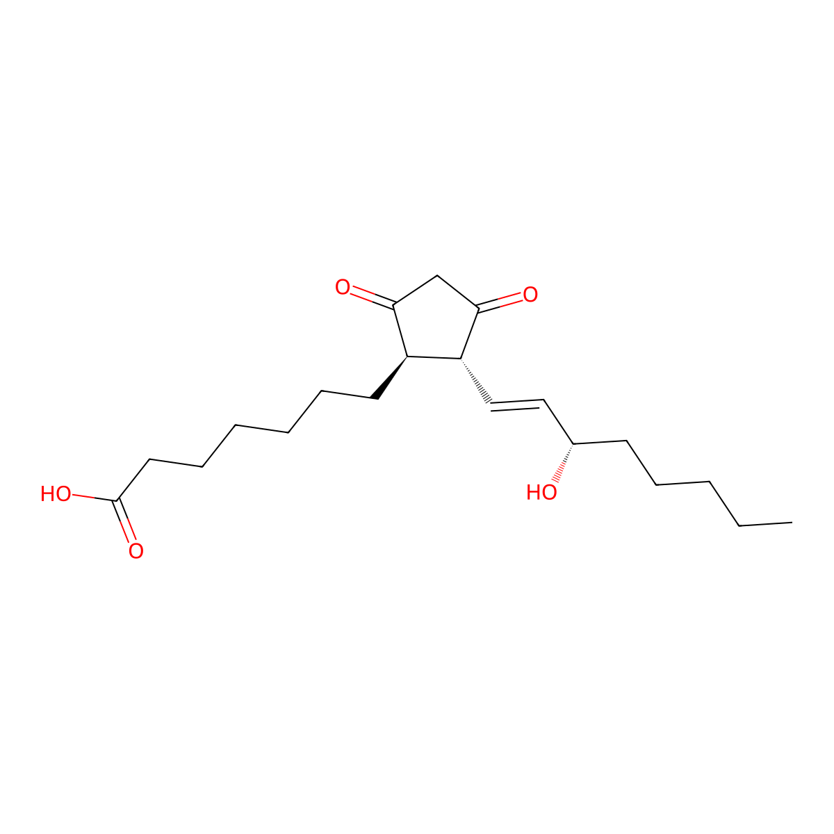 Prostaglandin K1 molecular structure, CAS 69413-73-6