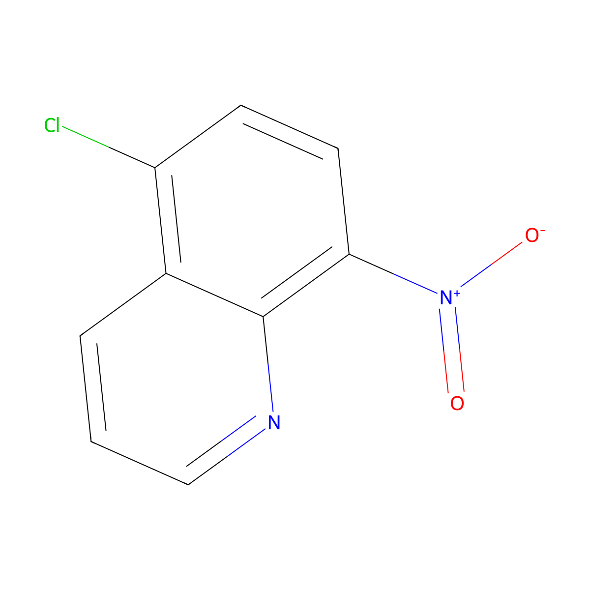 5-Chloro-8-nitroquinoline molecular structure, CAS 6942-98-9