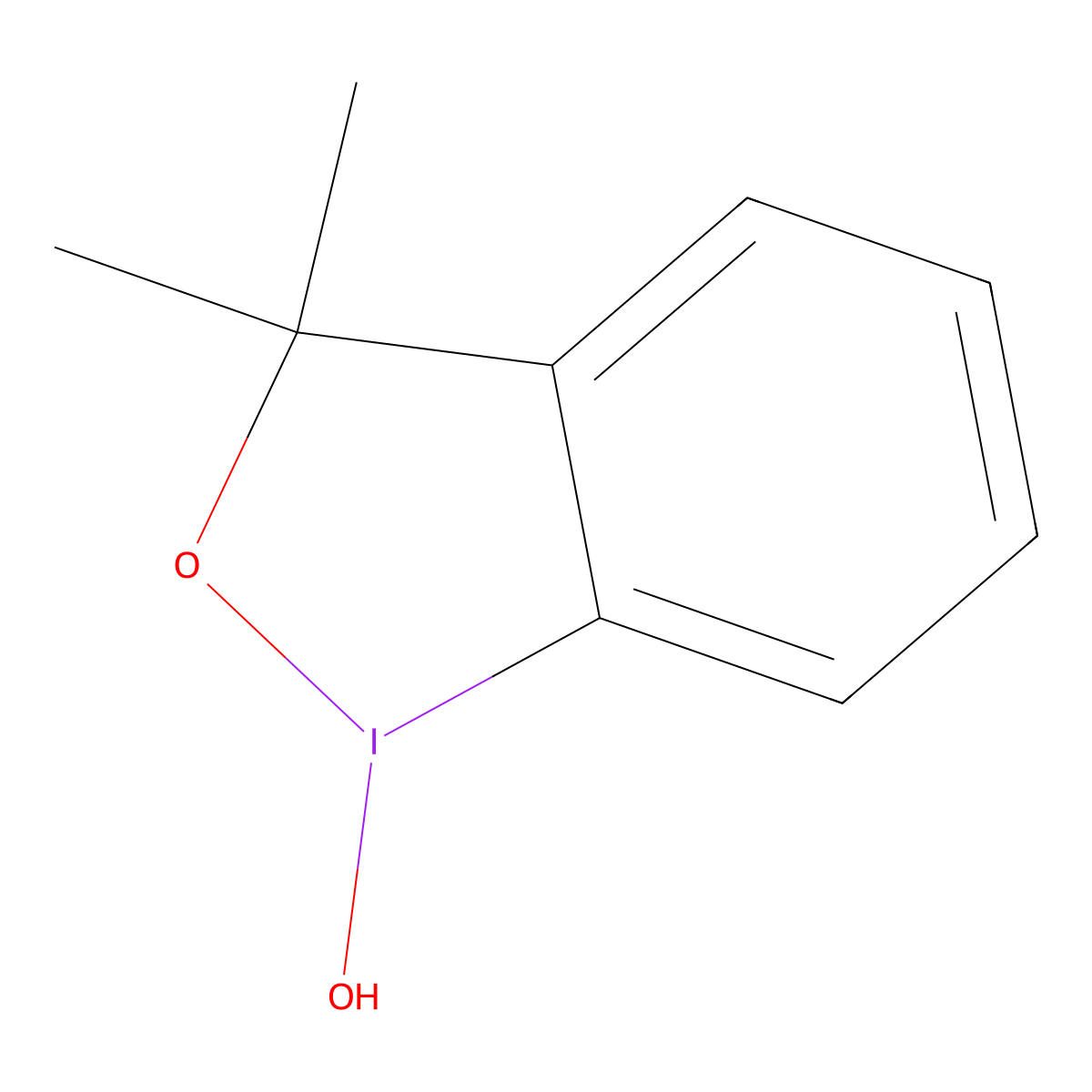 3,3-Dimethyl-1lambda~3~,2-benziodoxol-1(3H)-ol molecular structure, CAS 69429-70-5