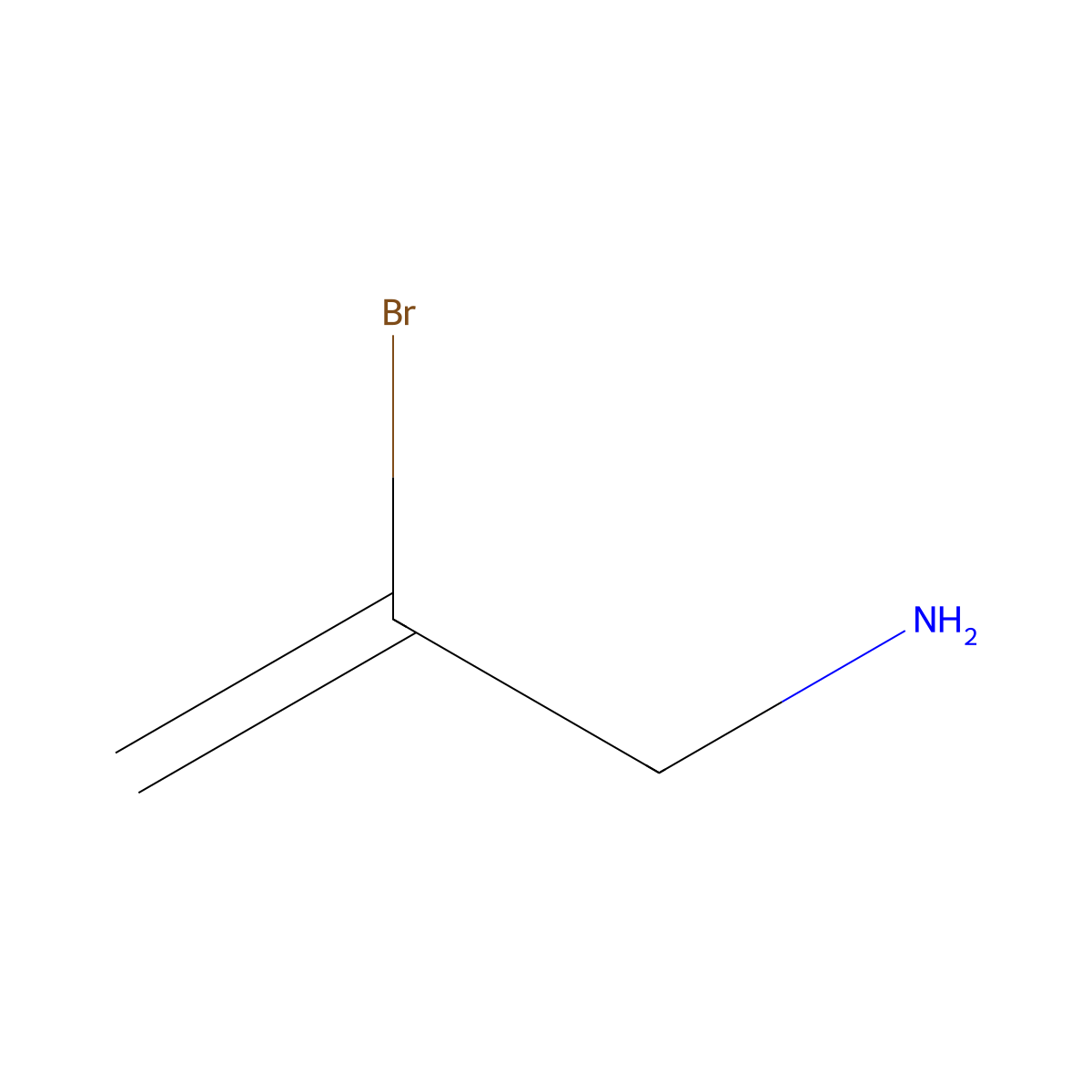 2-Bromoallylamine molecular structure, CAS 6943-51-7
