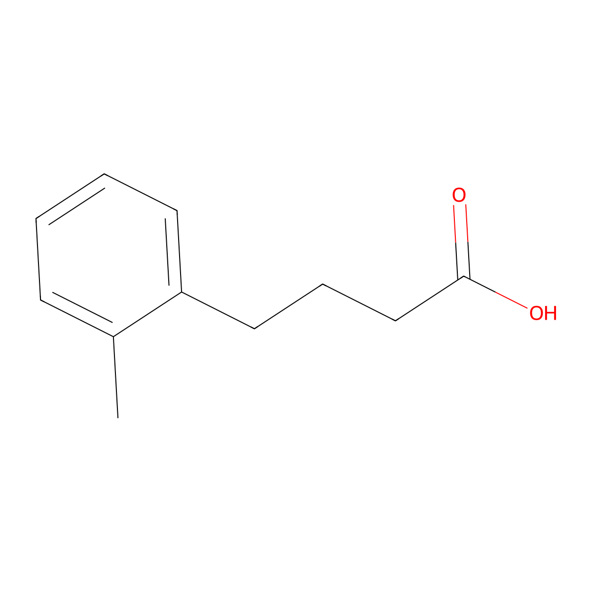4-(o-Tolyl)butanoic acid molecular structure, CAS 6943-79-9