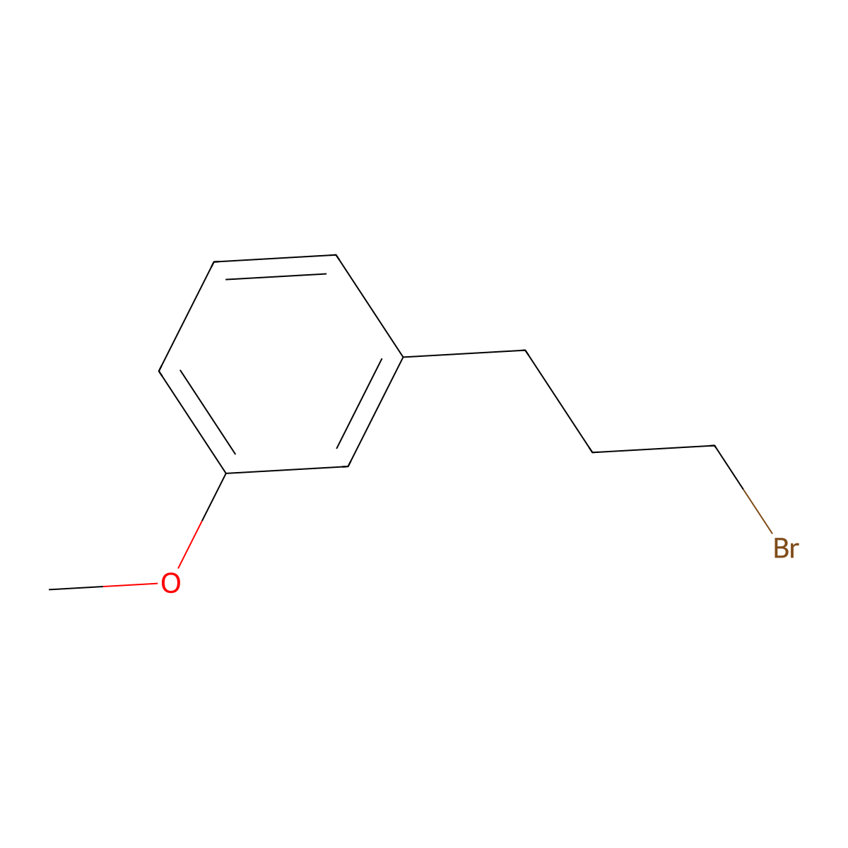 1-(3-Bromopropyl)-3-methoxybenzene molecular structure, CAS 6943-97-1