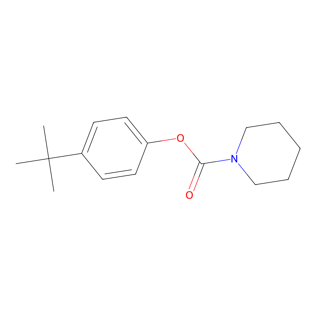 4-(Tert-butyl)phenyl piperidinecarboxylate molecular structure, CAS 694472-69-0