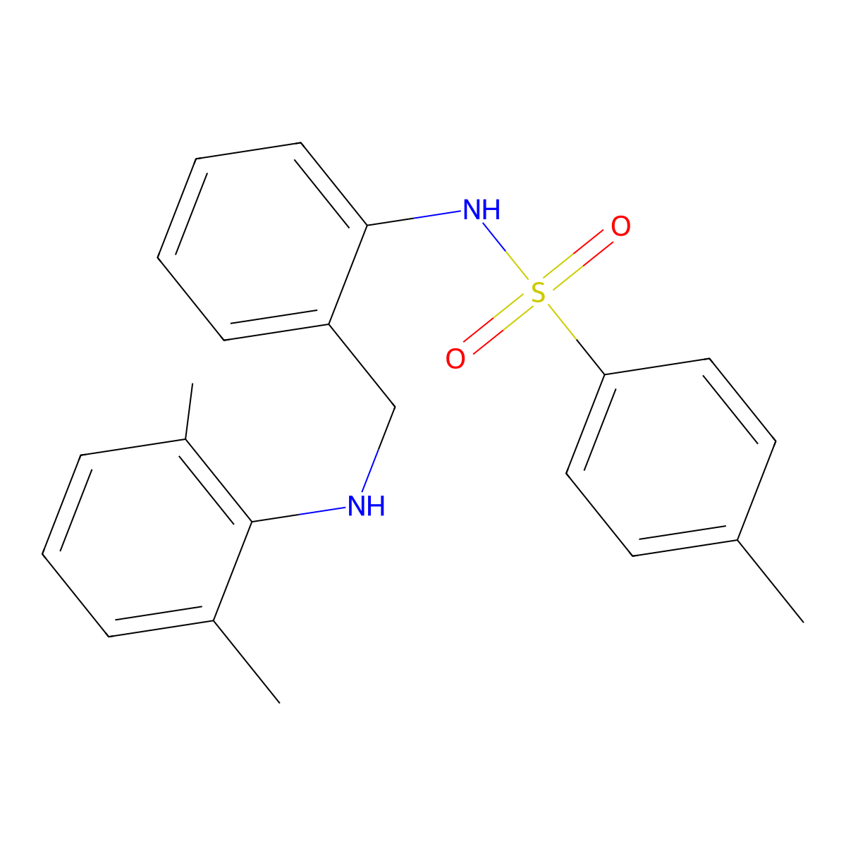 N-[2-[(2,6-dimethylanilino)methyl]phenyl]-4-methylbenzenesulfonamide molecular structure, CAS 694488-43-2
