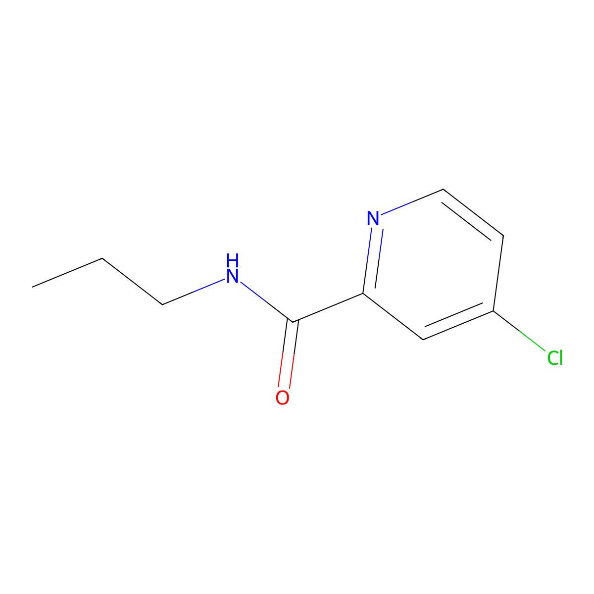 N-Propyl 4-chloropicolinamide molecular structure, CAS 694498-91-4