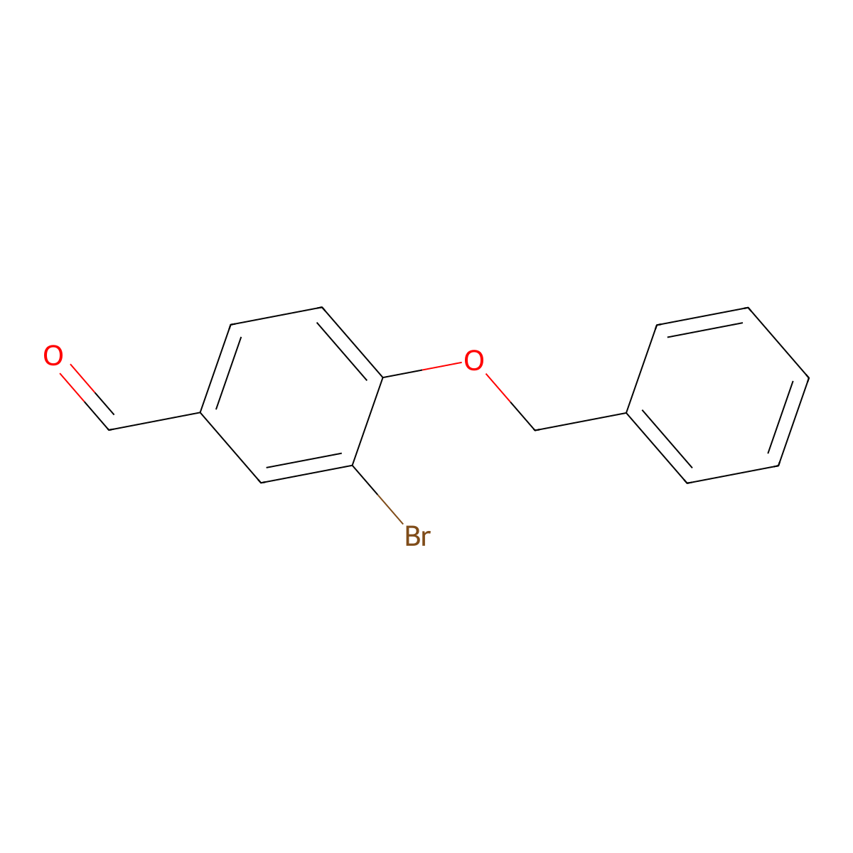 4-(Benzyloxy)-3-bromobenzaldehyde molecular structure, CAS 69455-12-5