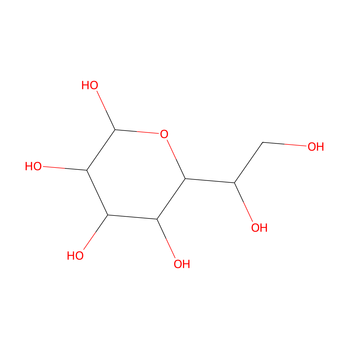 6-(1,2-Dihydroxyethyl)oxane-2,3,4,5-tetrol molecular structure, CAS 6946-18-5