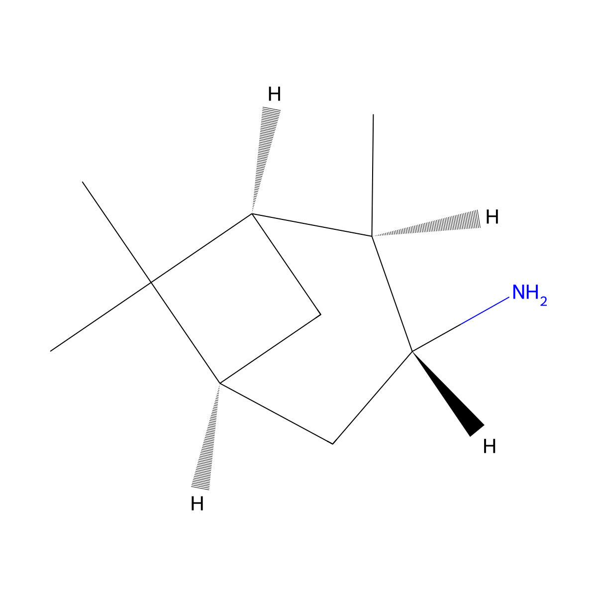 (-)-Isopinocampheylamine molecular structure, CAS 69460-11-3