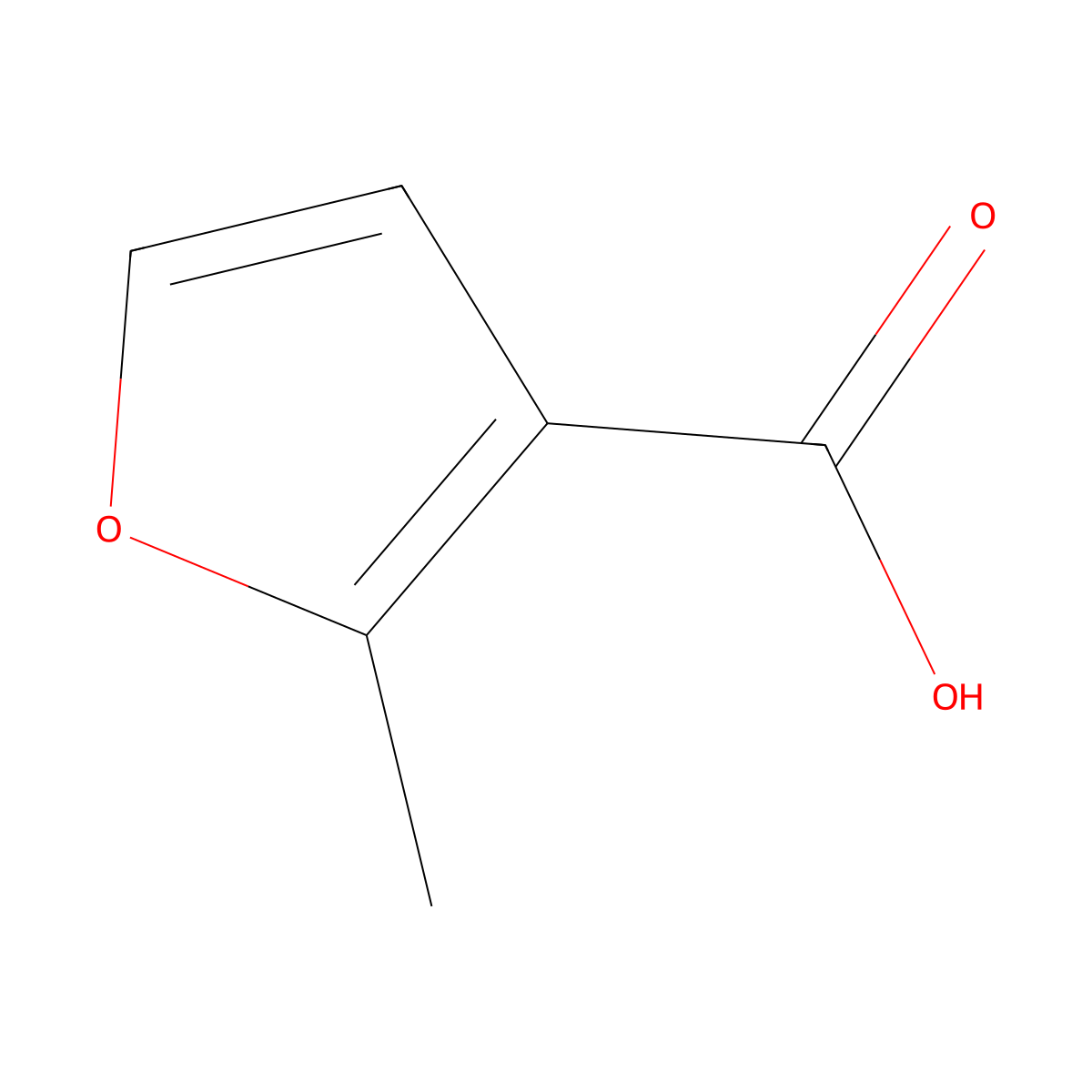 2-Methyl-3-furoic acid molecular structure, CAS 6947-94-0