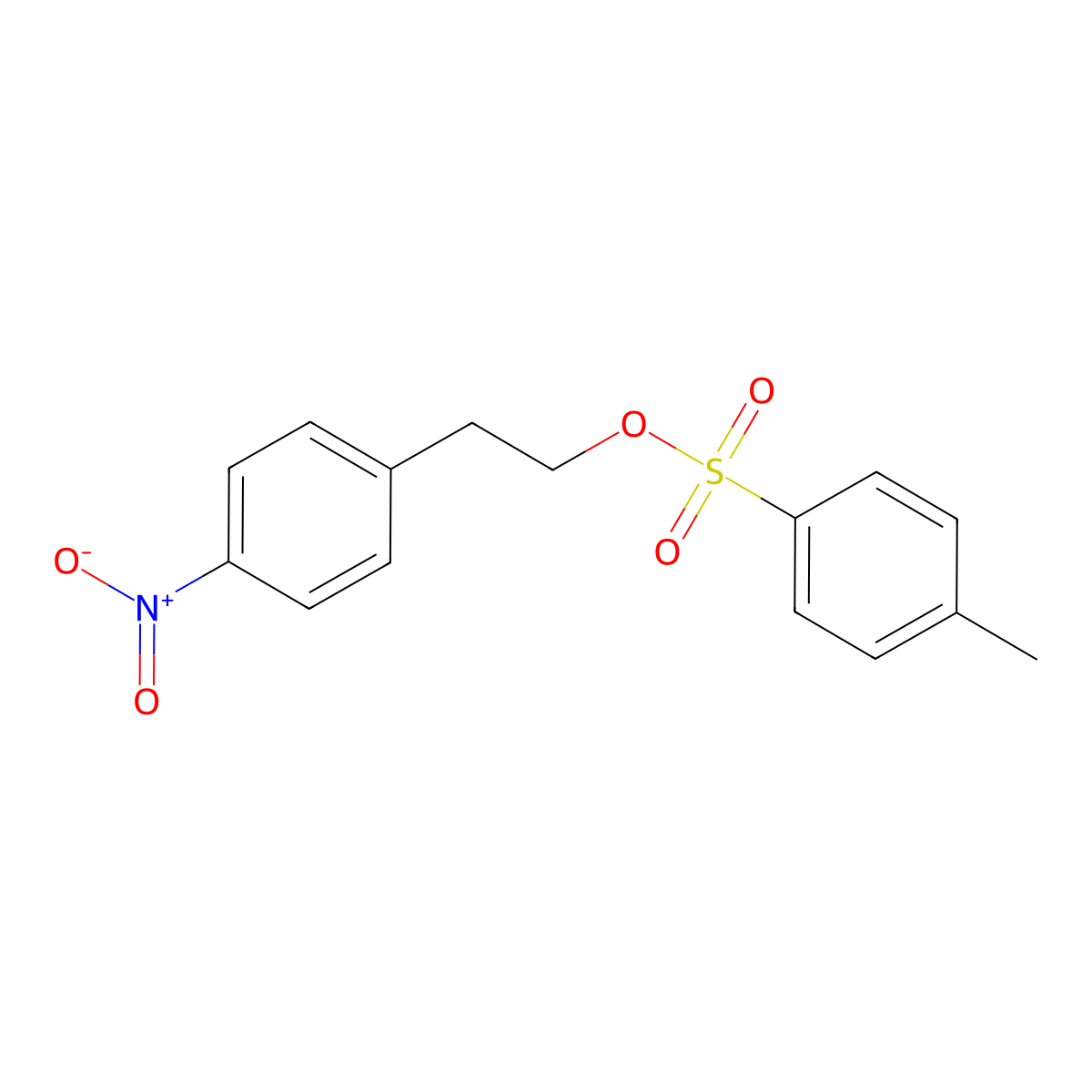 4-Nitrophenethyl tosylate molecular structure, CAS 6948-72-7