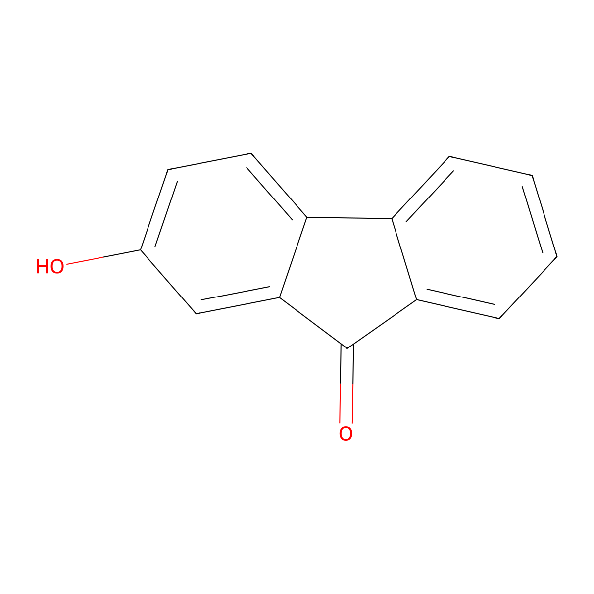2-Hydroxyfluoren-9-one molecular structure, CAS 6949-73-1