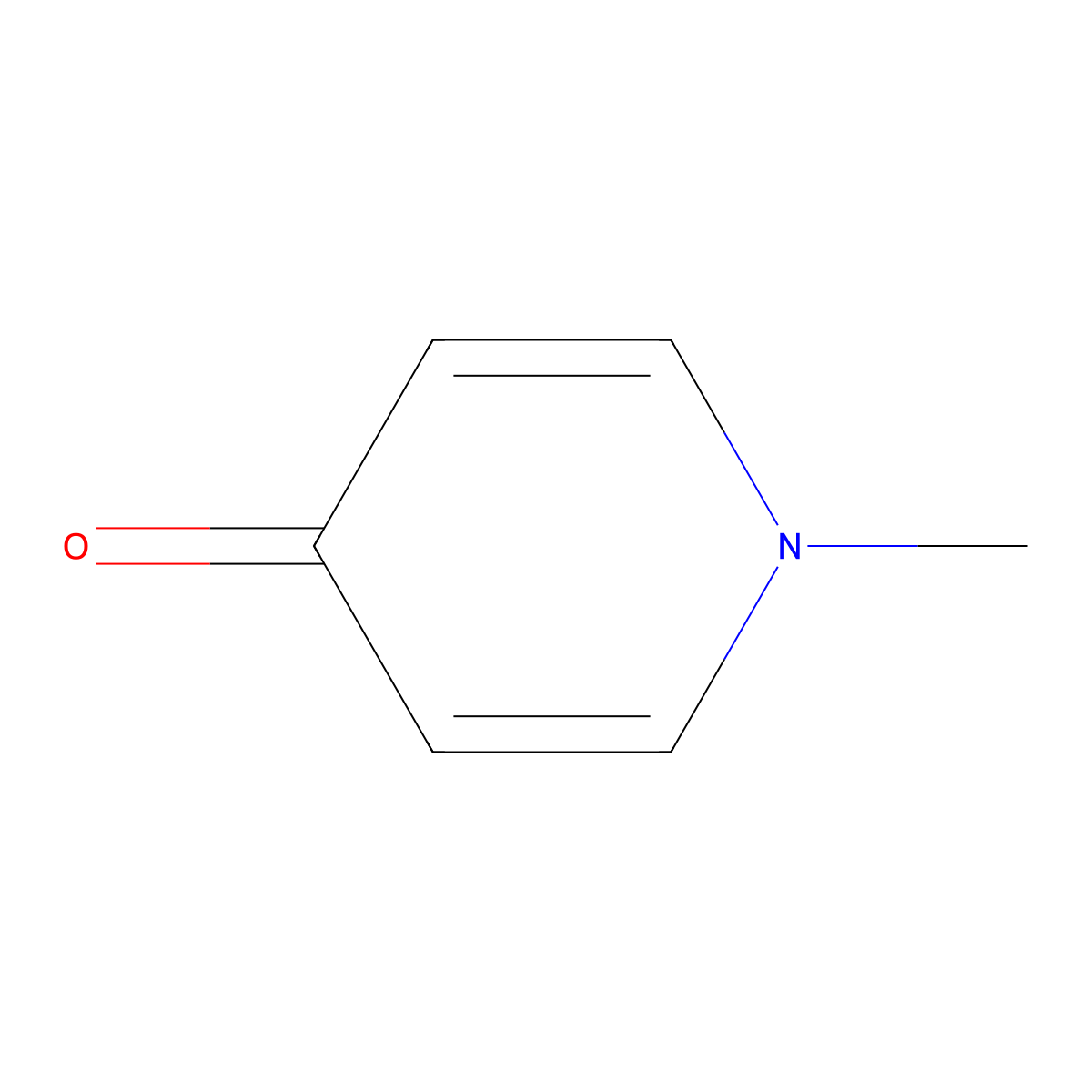 N-Methyl-4-pyridone molecular structure, CAS 695-19-2
