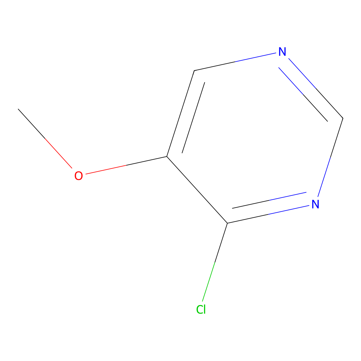 4-Chloro-5-methoxypyrimidine molecular structure, CAS 695-85-2
