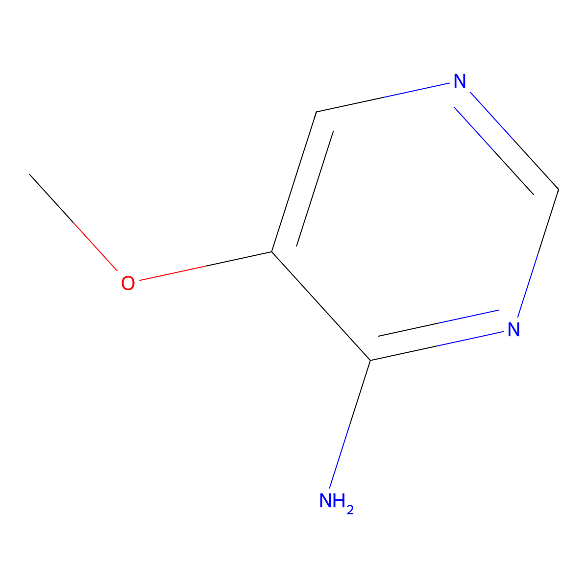 5-Methoxypyrimidin-4-amine molecular structure, CAS 695-86-3