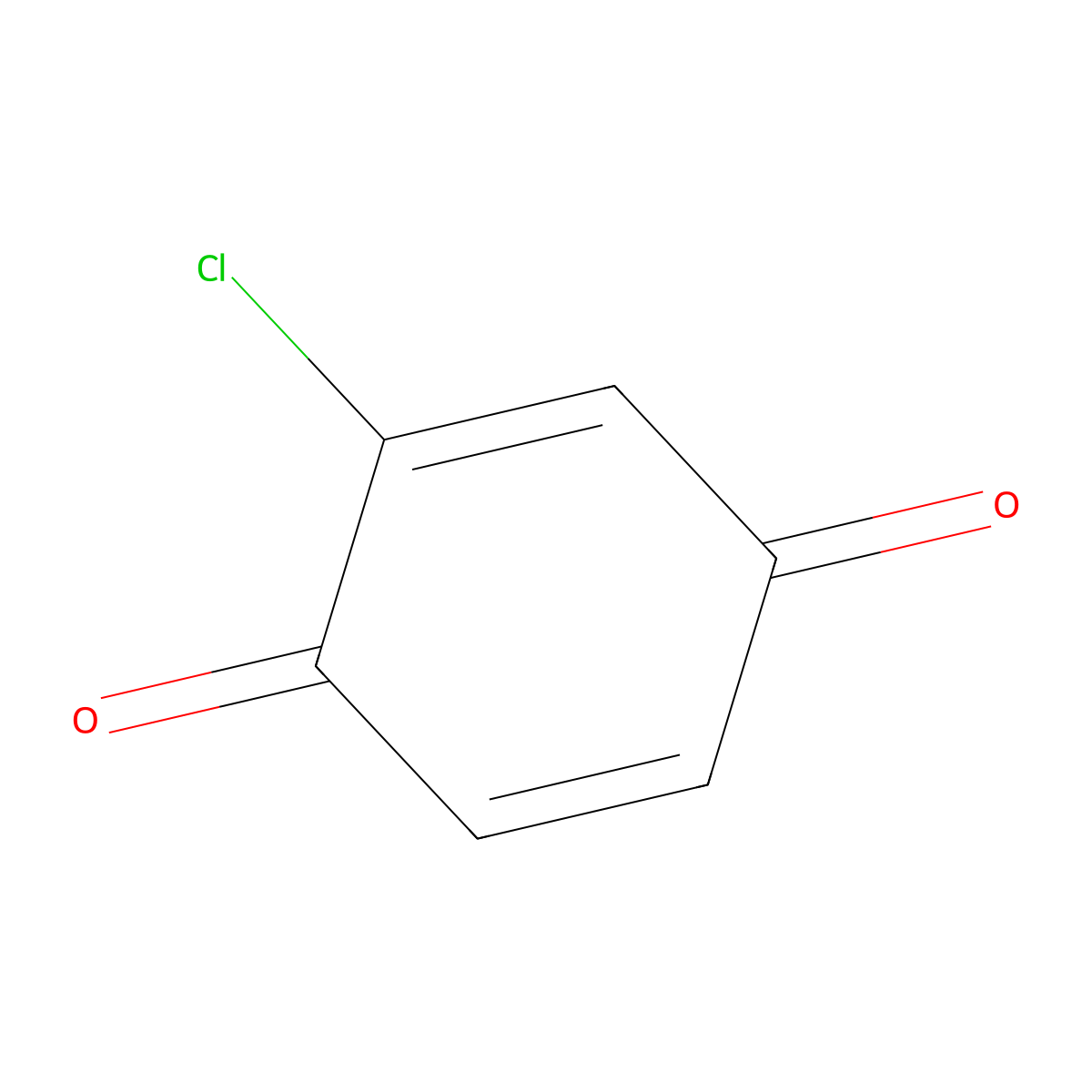 2-Chloro-1,4-benzoquinone molecular structure, CAS 695-99-8