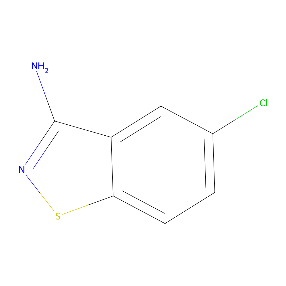 5-Chlorobenzo[d]isothiazol-3-amine molecular structure, CAS 69504-56-9