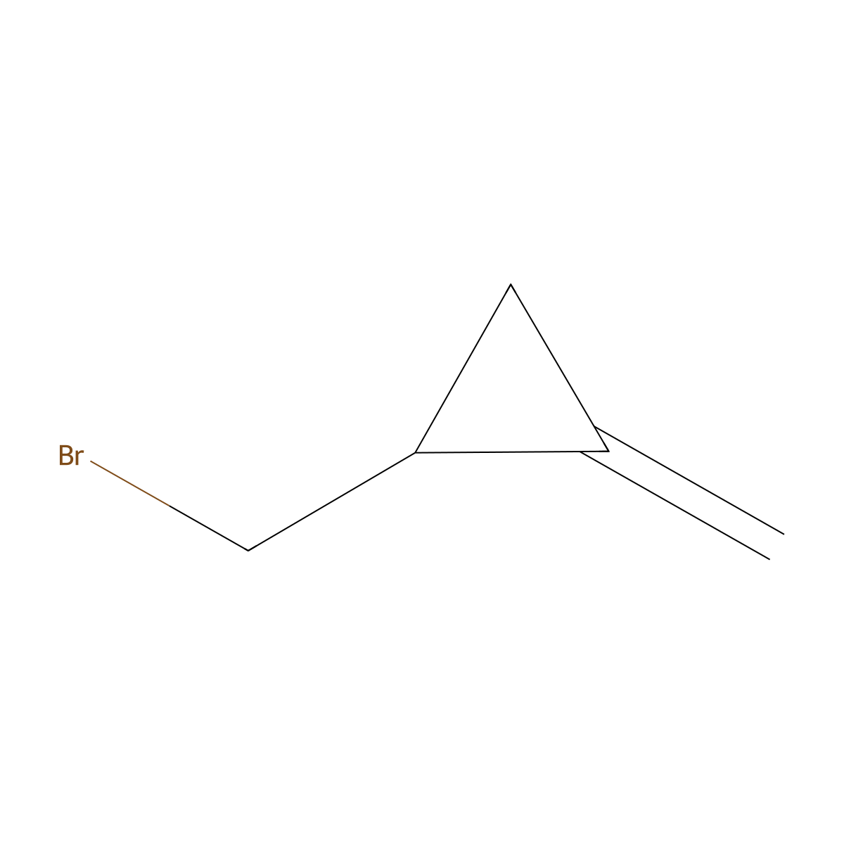 1-(Bromomethyl)-2-methylidenecyclopropane molecular structure, CAS 69513-34-4
