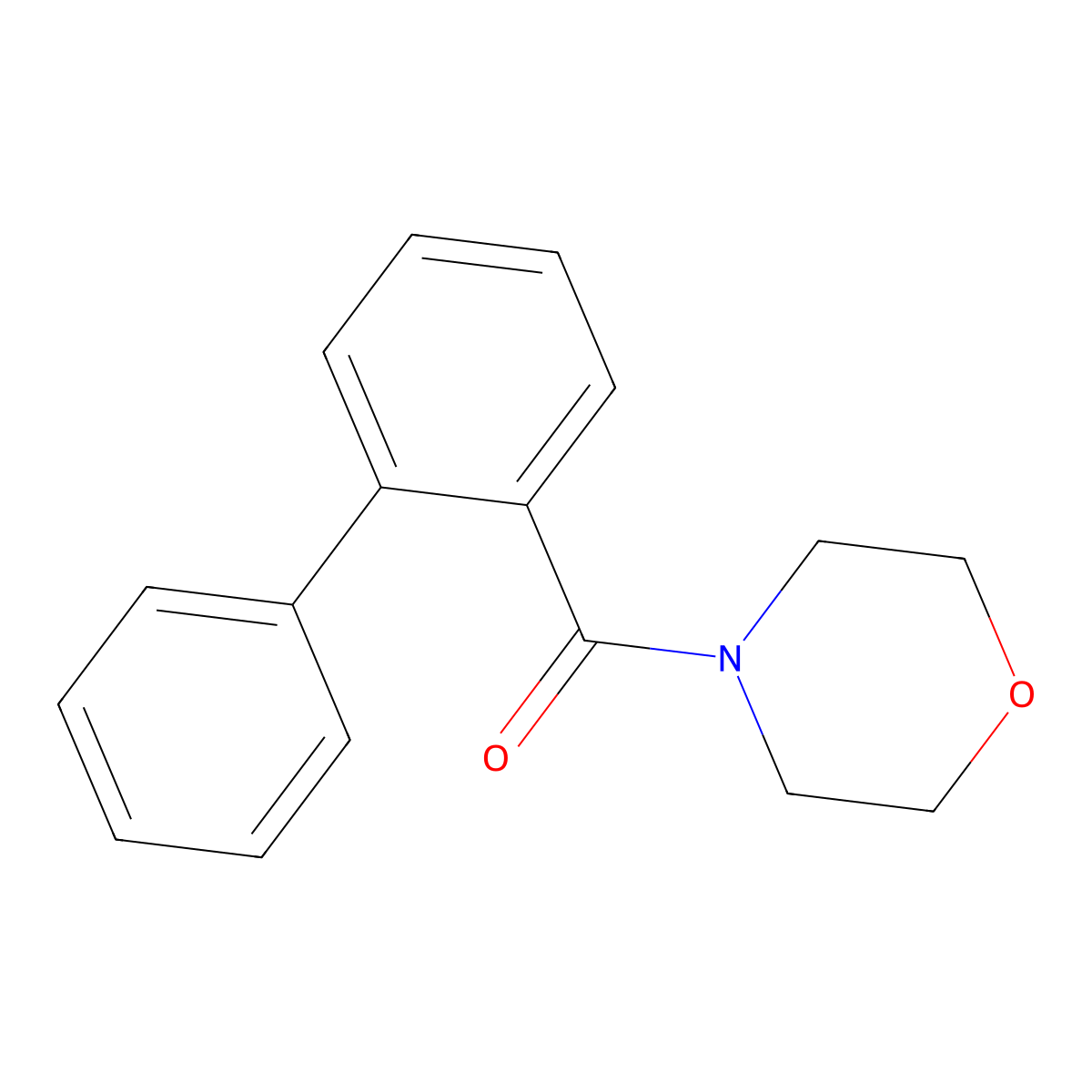4-(2-Biphenylylcarbonyl)morpholine molecular structure, CAS 695159-43-4