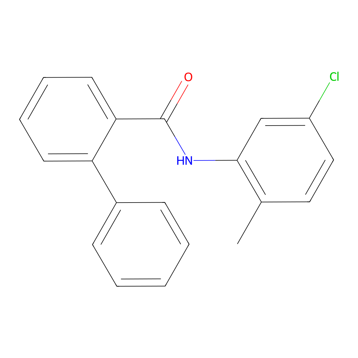 N-(5-chloro-2-methylphenyl)-2-phenylbenzamide molecular structure, CAS 695168-52-6