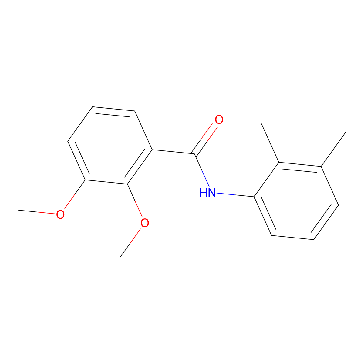 N-(2,3-dimethylphenyl)-2,3-dimethoxybenzamide molecular structure, CAS 695176-50-2