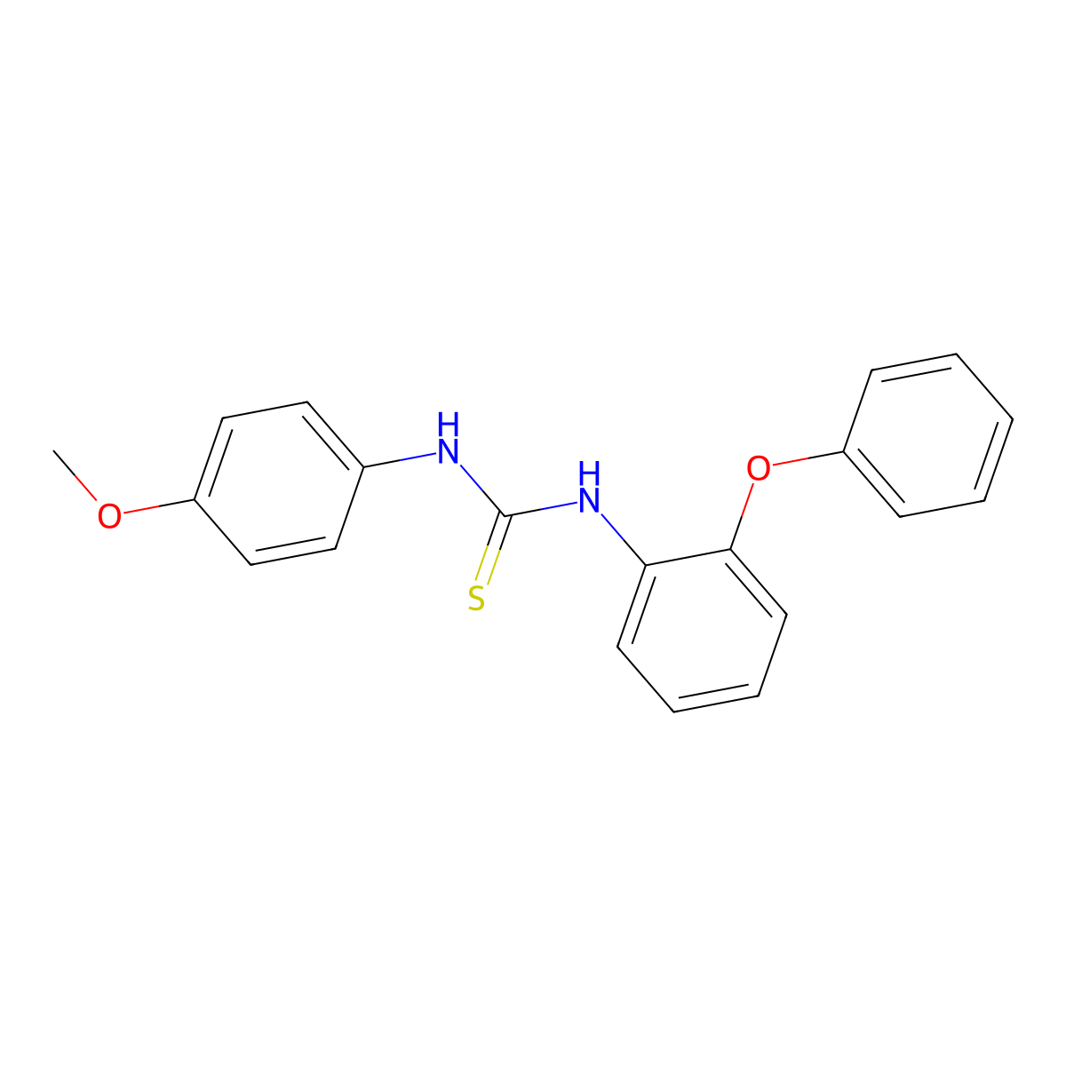 1-(4-Methoxyphenyl)-3-(2-phenoxyphenyl)thiourea molecular structure, CAS 695176-93-3