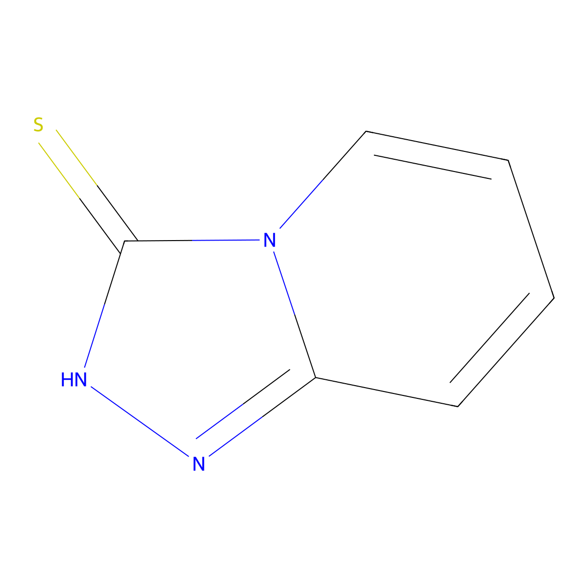 1,2,4-Triazolo(4,3-a)pyridine-3-thiol molecular structure, CAS 6952-68-7