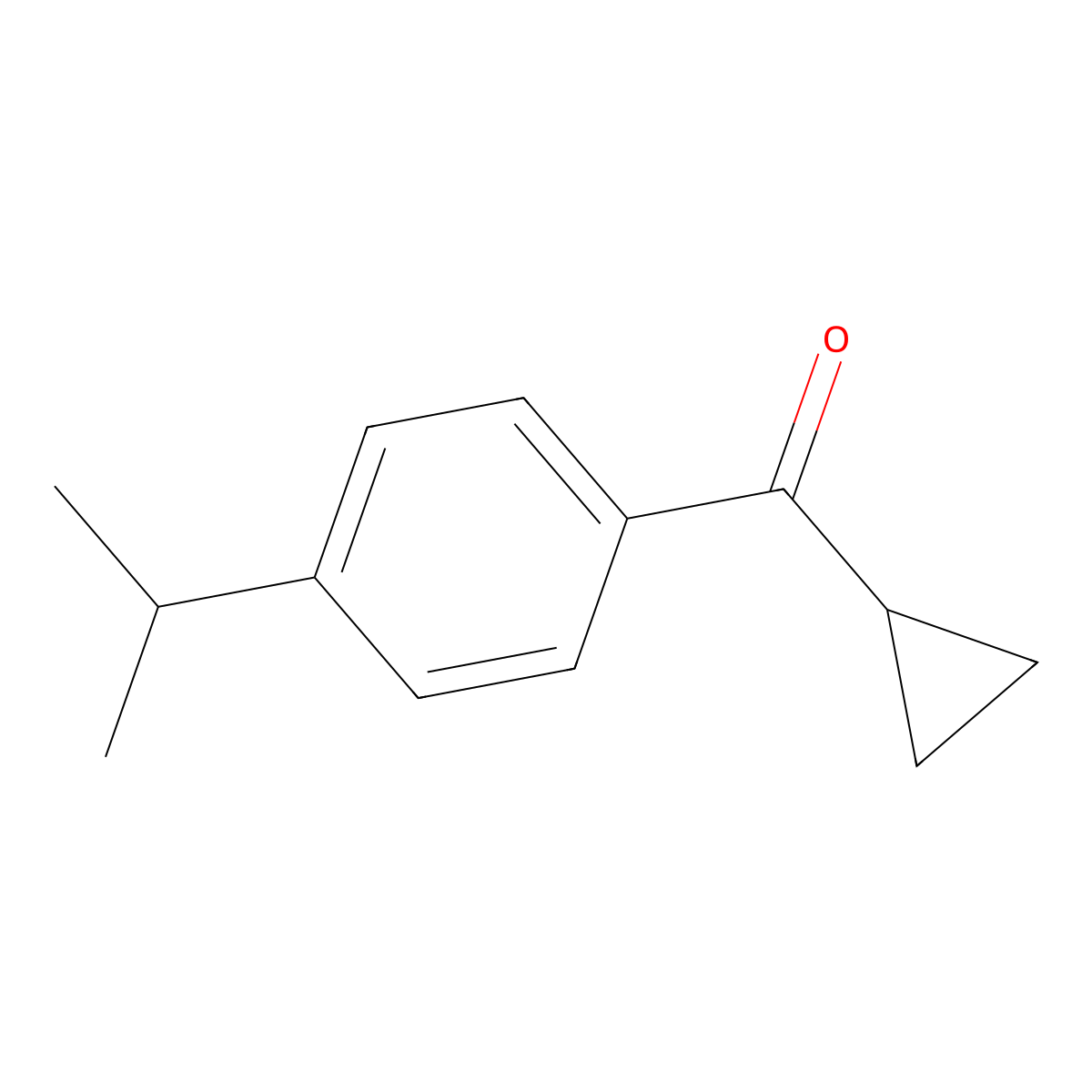 p-Cumenyl cyclopropyl ketone molecular structure, CAS 6952-91-6