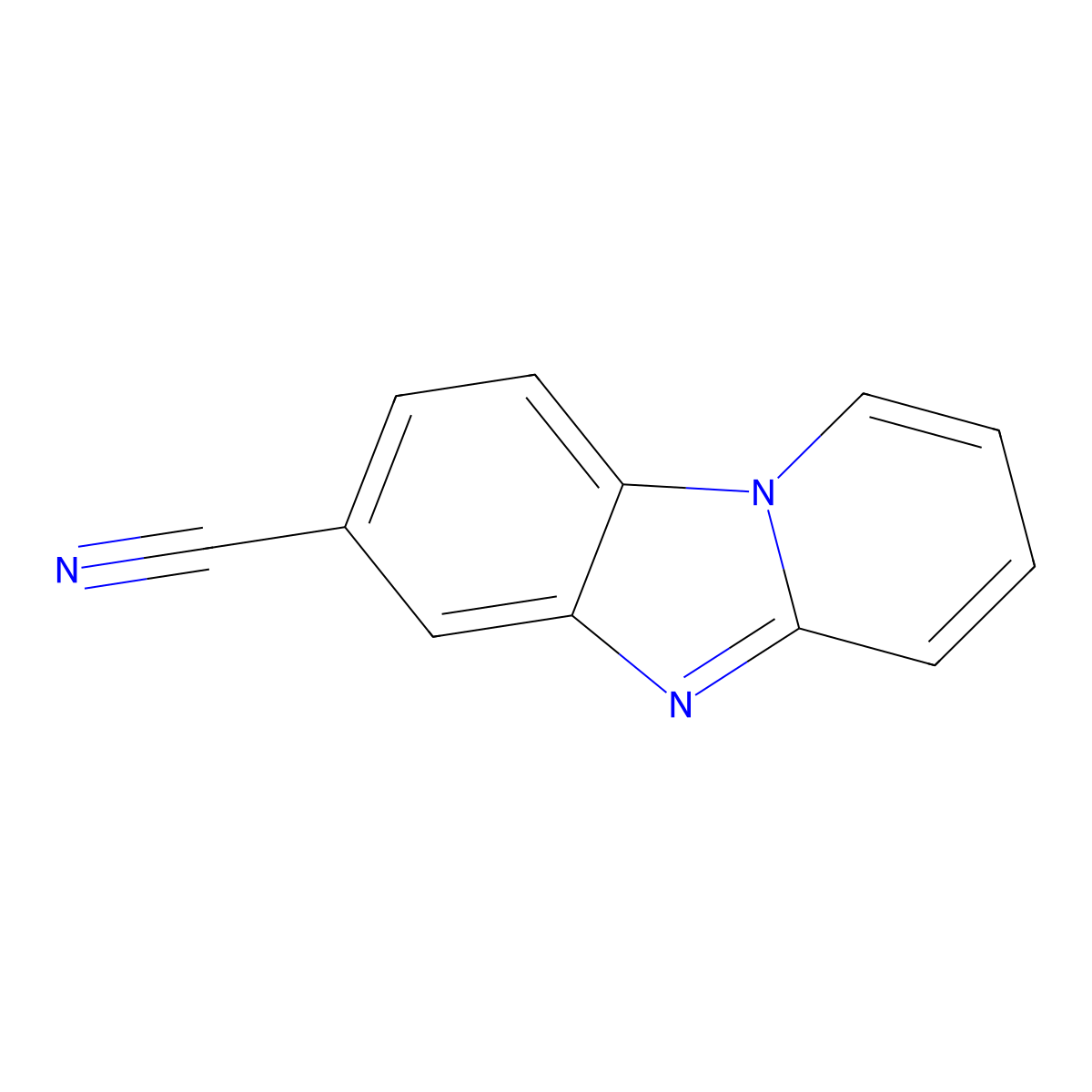 Pyrido[1,2-a]benzimidazole-7-carbonitrile molecular structure, CAS 695217-47-1