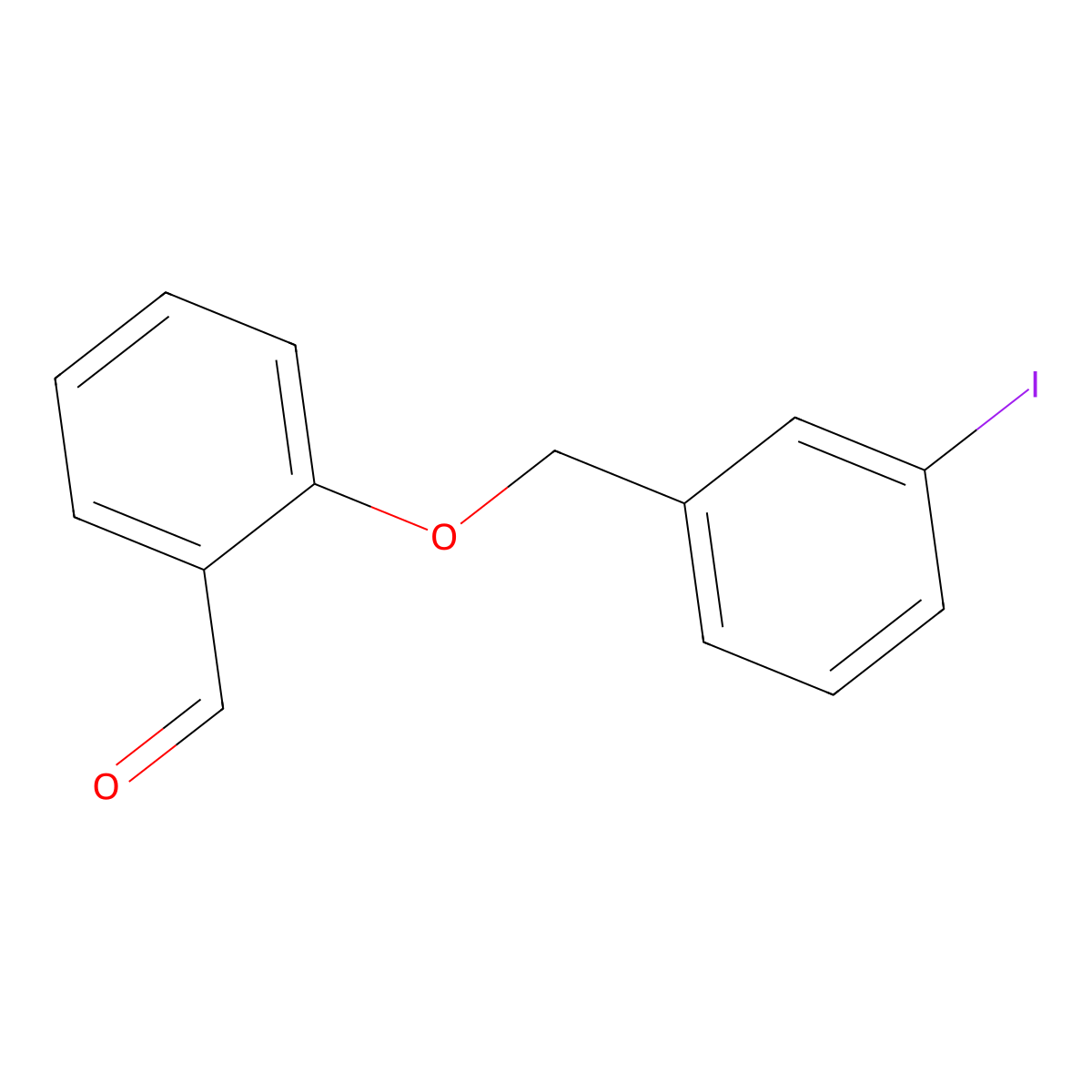 2-[(3-Iodobenzyl)oxy]benzaldehyde molecular structure, CAS 695221-77-3