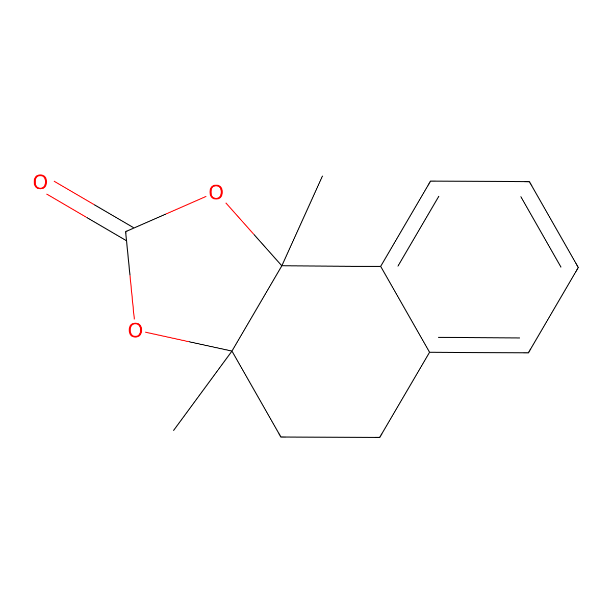 3a,9b-Dimethyl-3a,4,5,9b-tetrahydronaphtho[1,2-d][1,3]dioxol-2-one molecular structure, CAS 695222-33-4