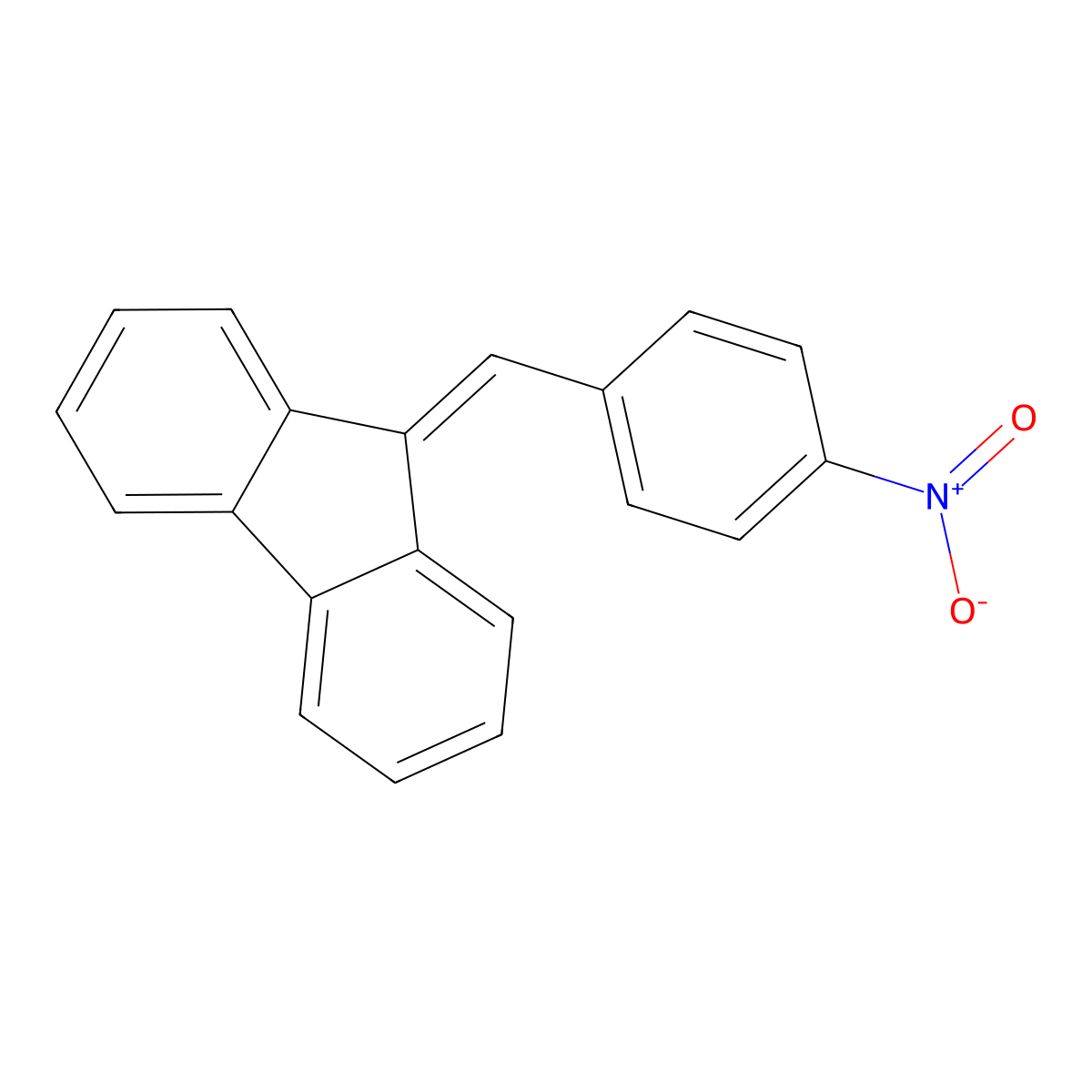 9-(4-Nitrobenzylidene)fluorene molecular structure, CAS 6954-71-8