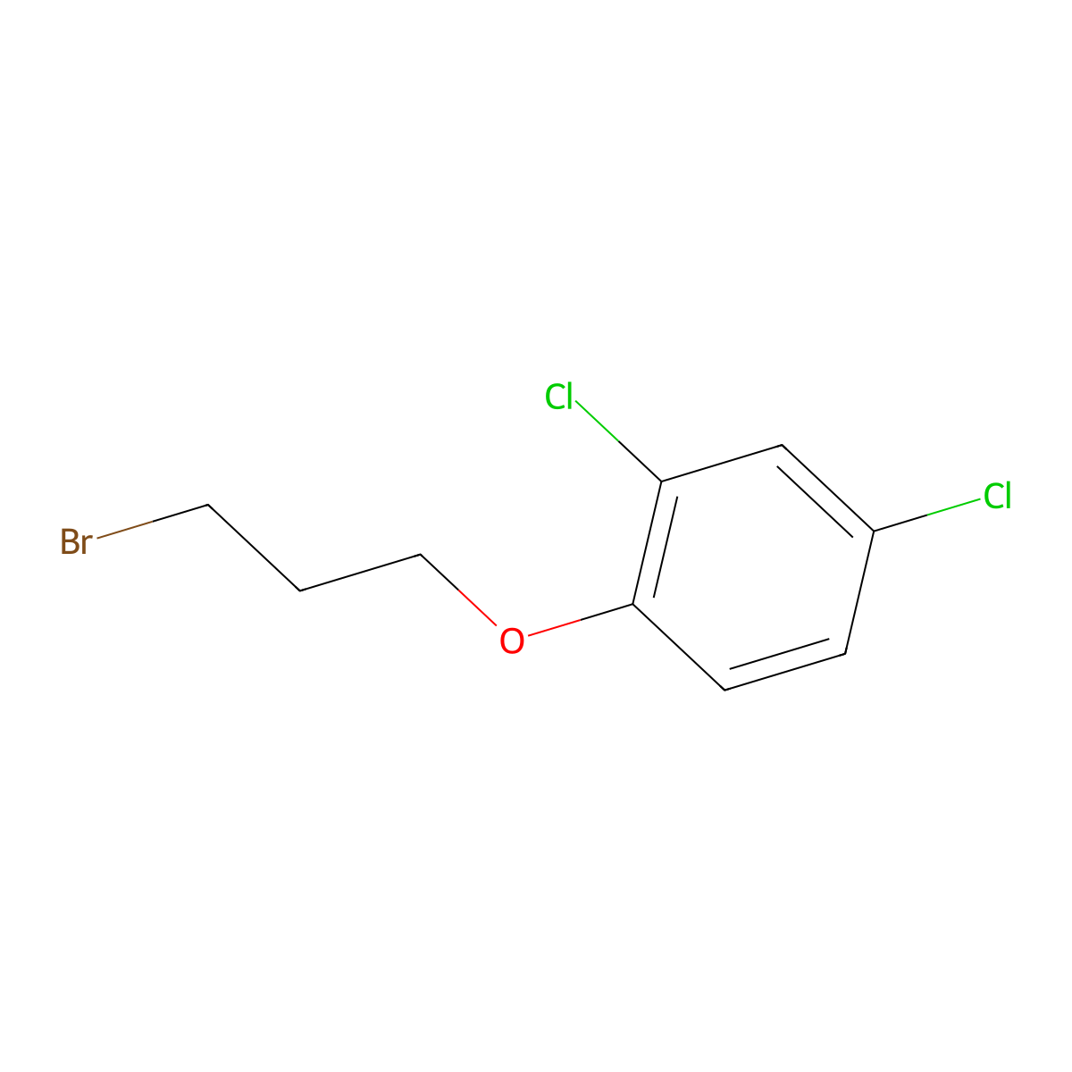 1-(3-Bromopropoxy)-2,4-dichlorobenzene molecular structure, CAS 6954-78-5