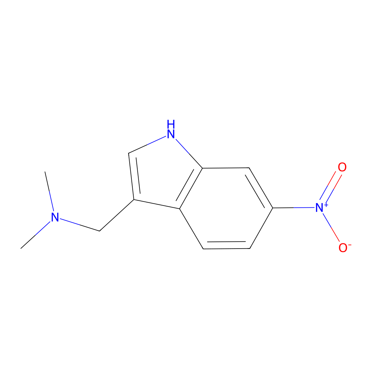 6-Nitrogramine molecular structure, CAS 6954-87-6