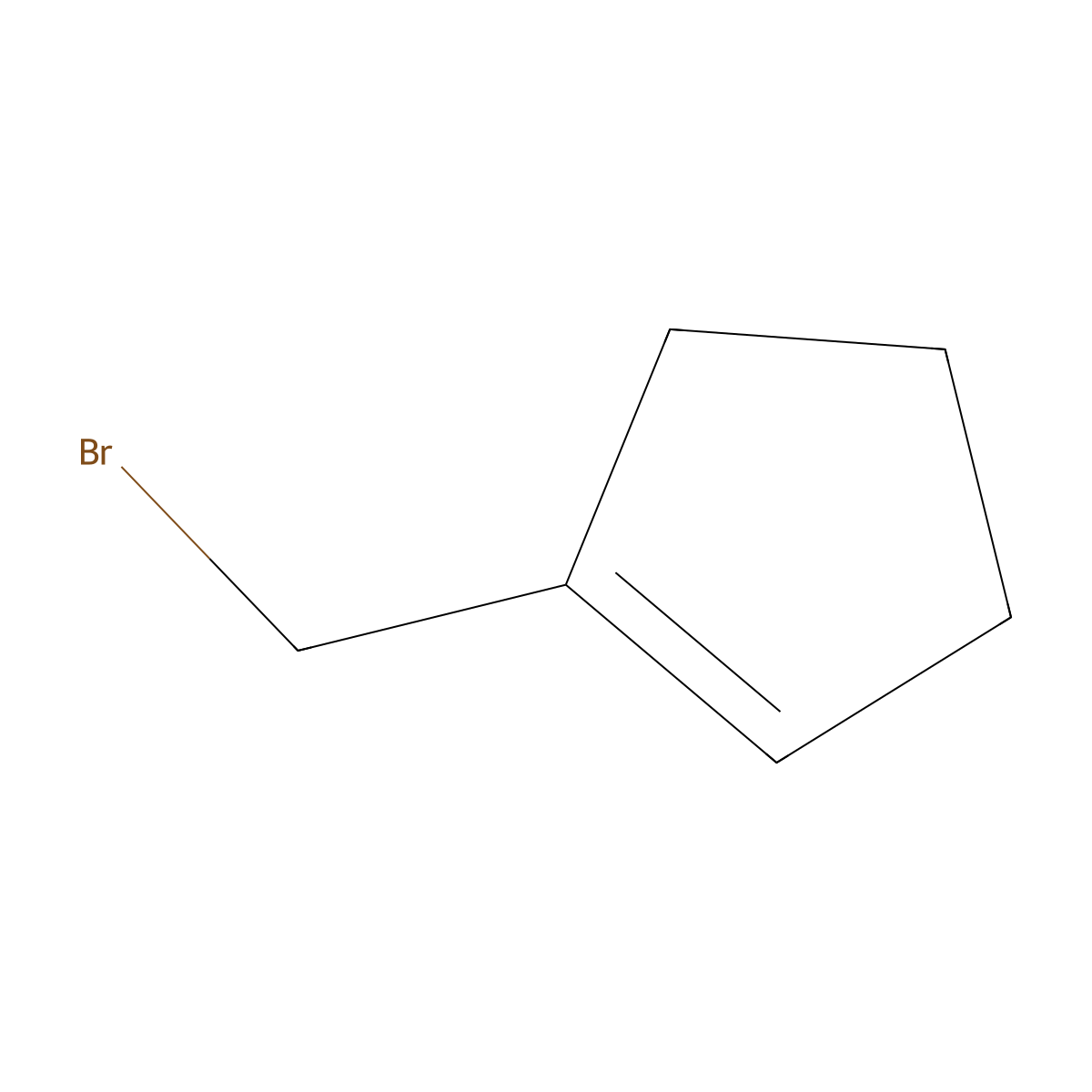 1-(Bromomethyl)cyclopent-1-ene molecular structure, CAS 69543-15-3