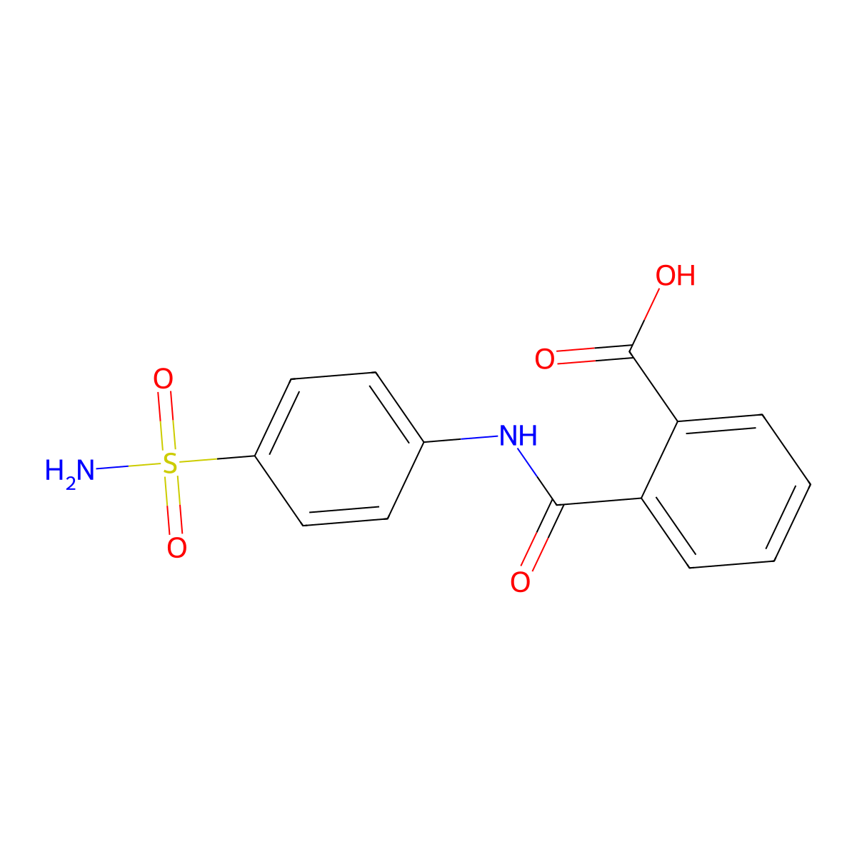 4'-Sulfamoylphthalanilic Acid molecular structure, CAS 6955-49-3