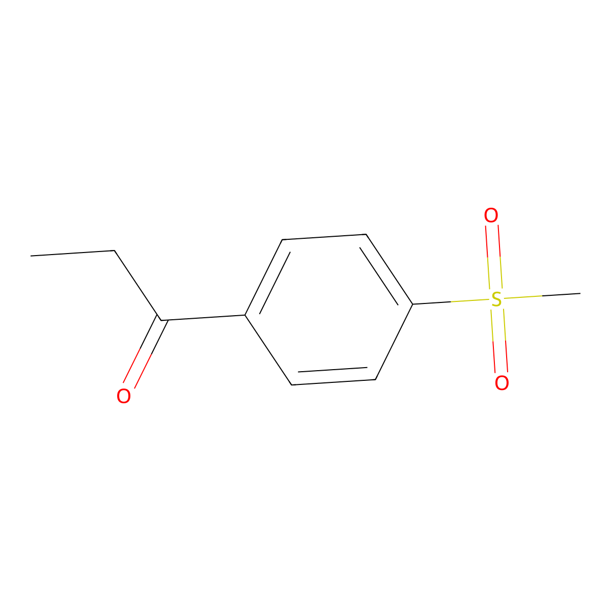 1-(4-Methylsulfonylphenyl)propan-1-one molecular structure, CAS 69566-95-6