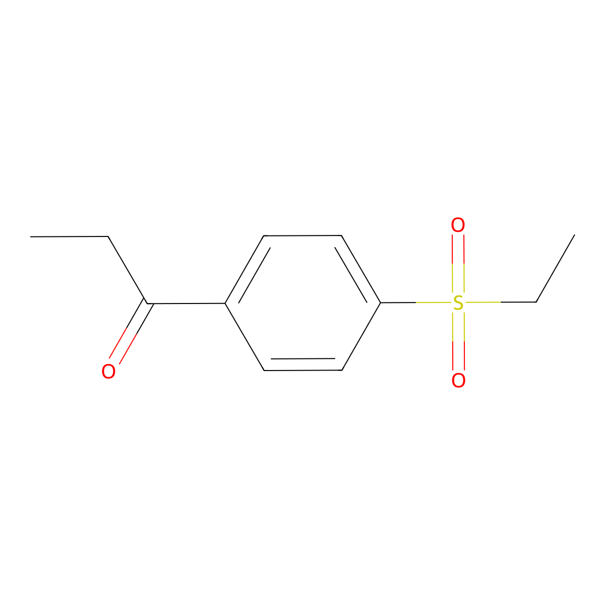 1-[4-(Ethylsulfonyl)phenyl]-1-propanone molecular structure, CAS 69566-96-7