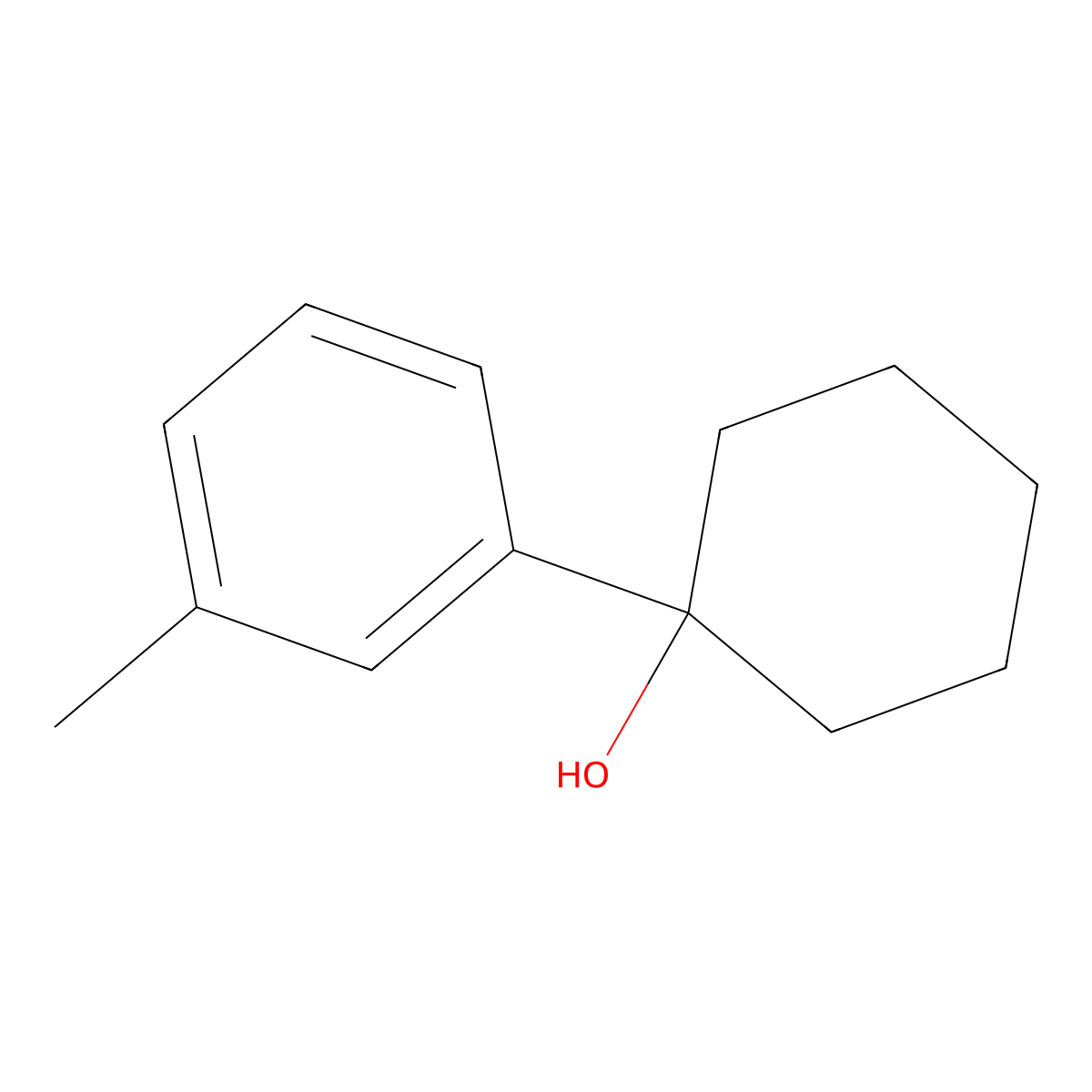 1-(M-Tolyl)cyclohexanol molecular structure, CAS 6957-08-0