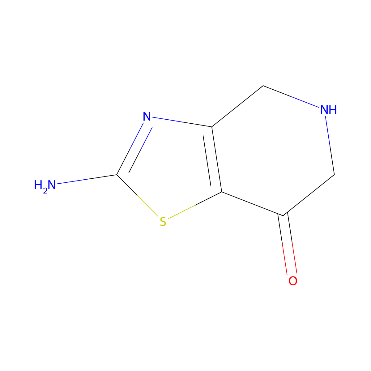 2-amino-4H,5H,6H,7H-[1,3]thiazolo[4,5-c]pyridin-7-one molecular structure, CAS 695814-83-6