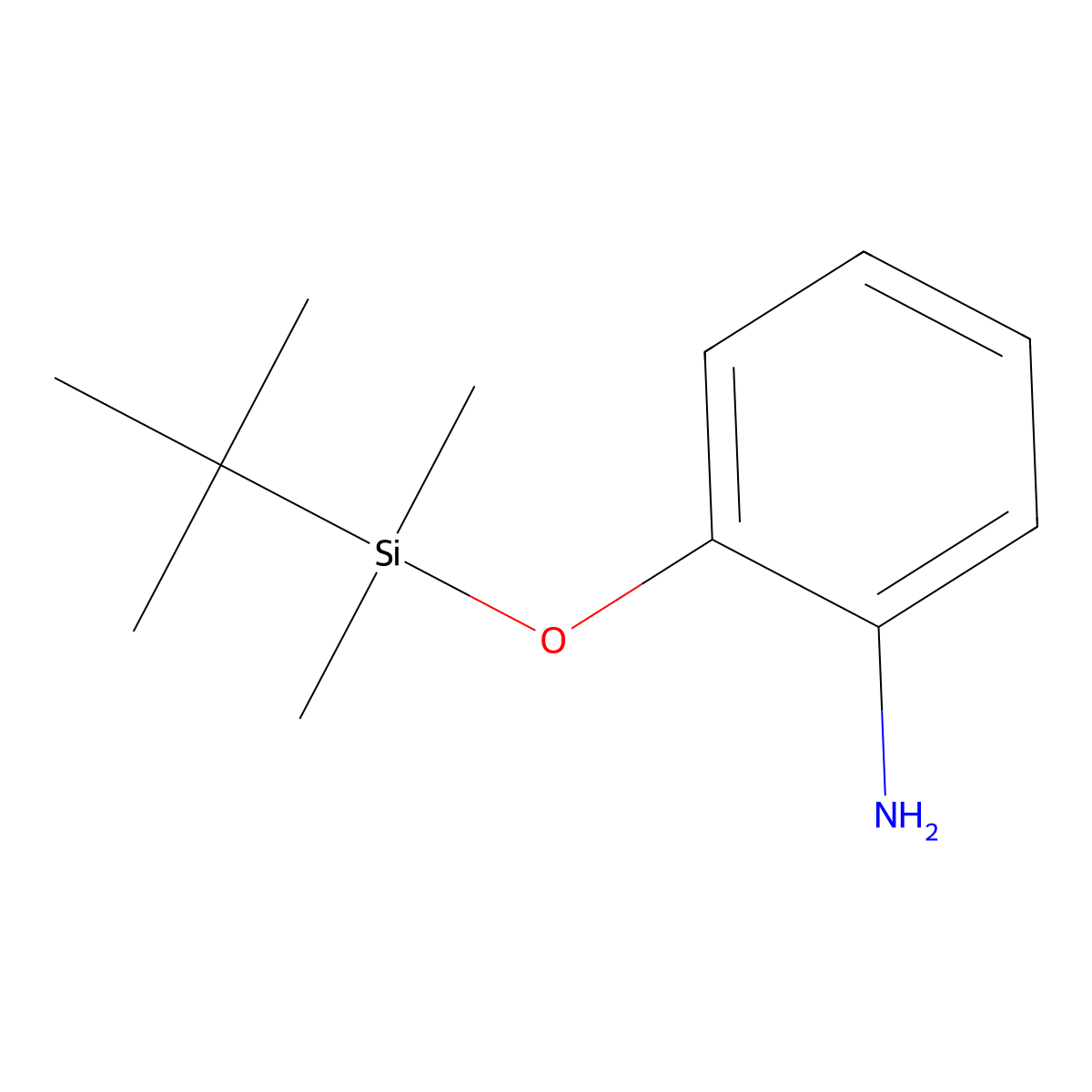 2-[(Tert-butyldimethylsilyl)oxy]aniline molecular structure, CAS 69589-21-5