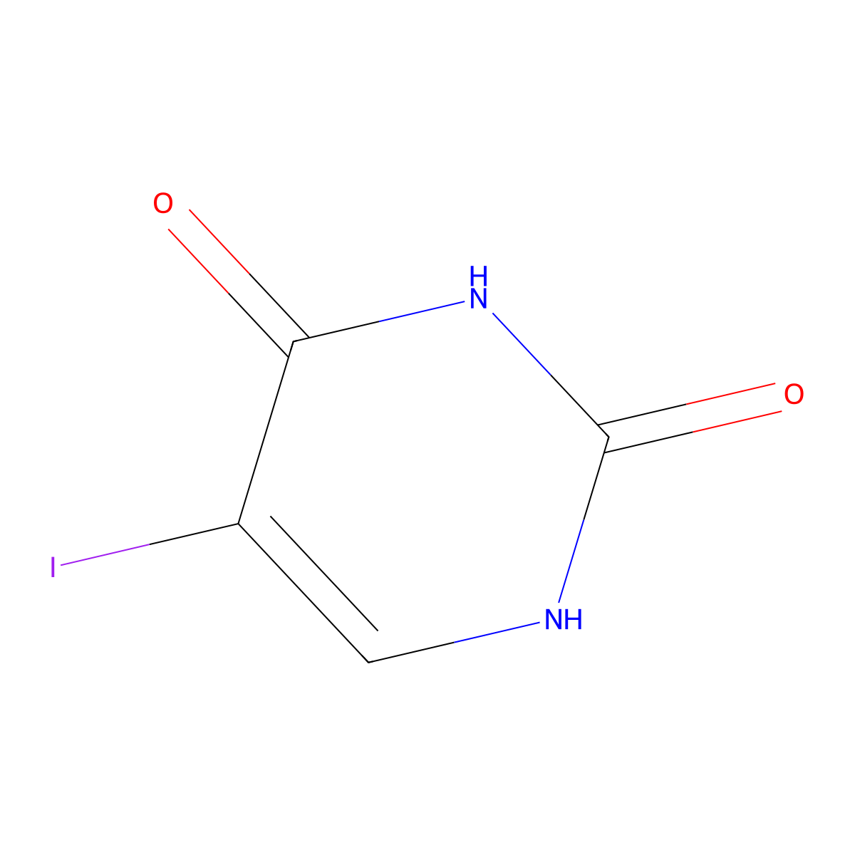 5-Iodouracil molecular structure, CAS 696-07-1