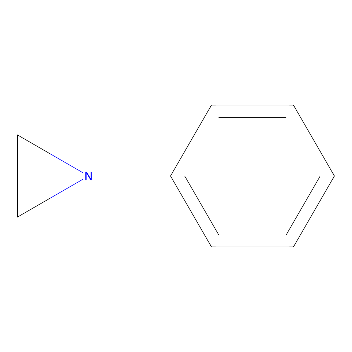 1-Phenylaziridine molecular structure, CAS 696-18-4