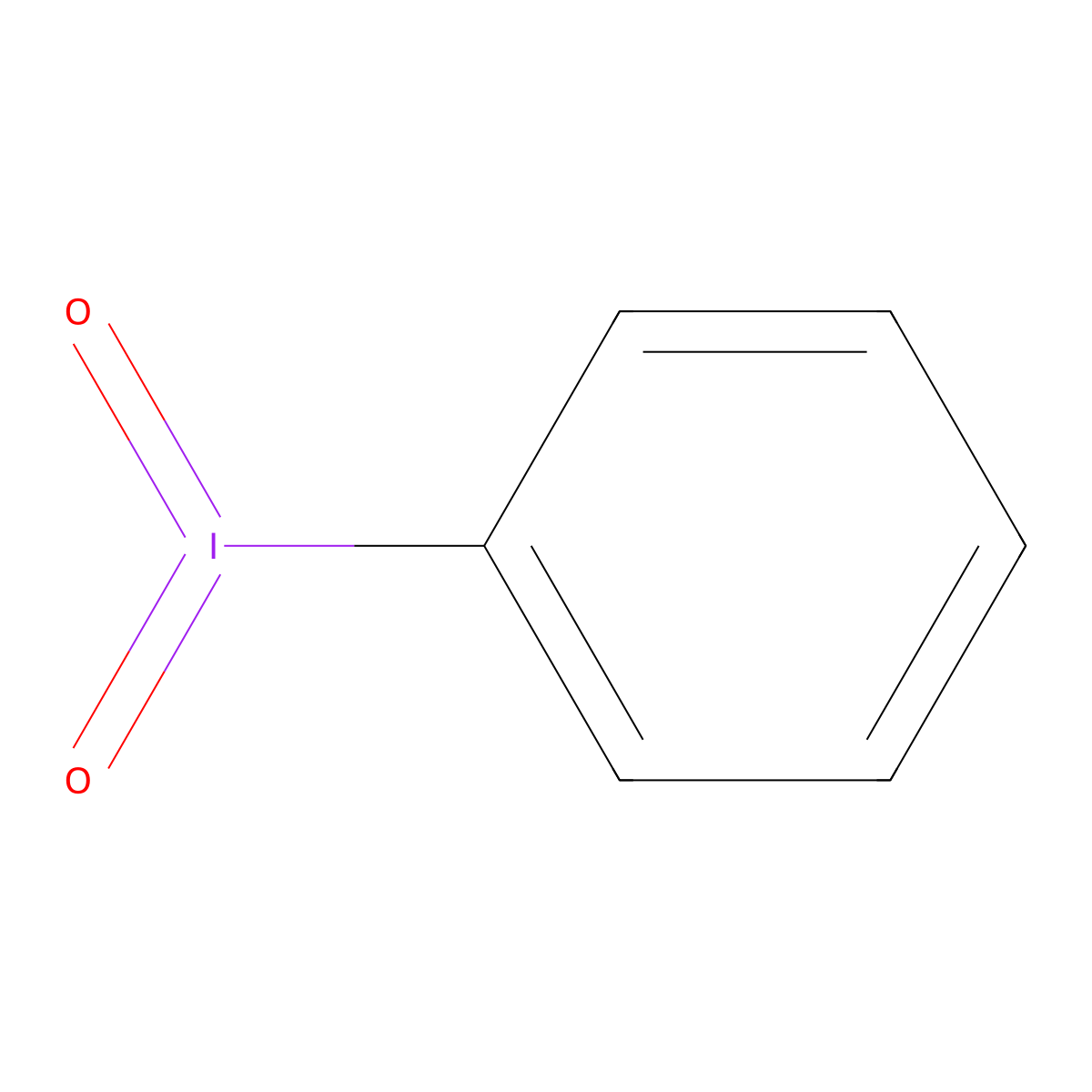 Iodylbenzene molecular structure, CAS 696-33-3