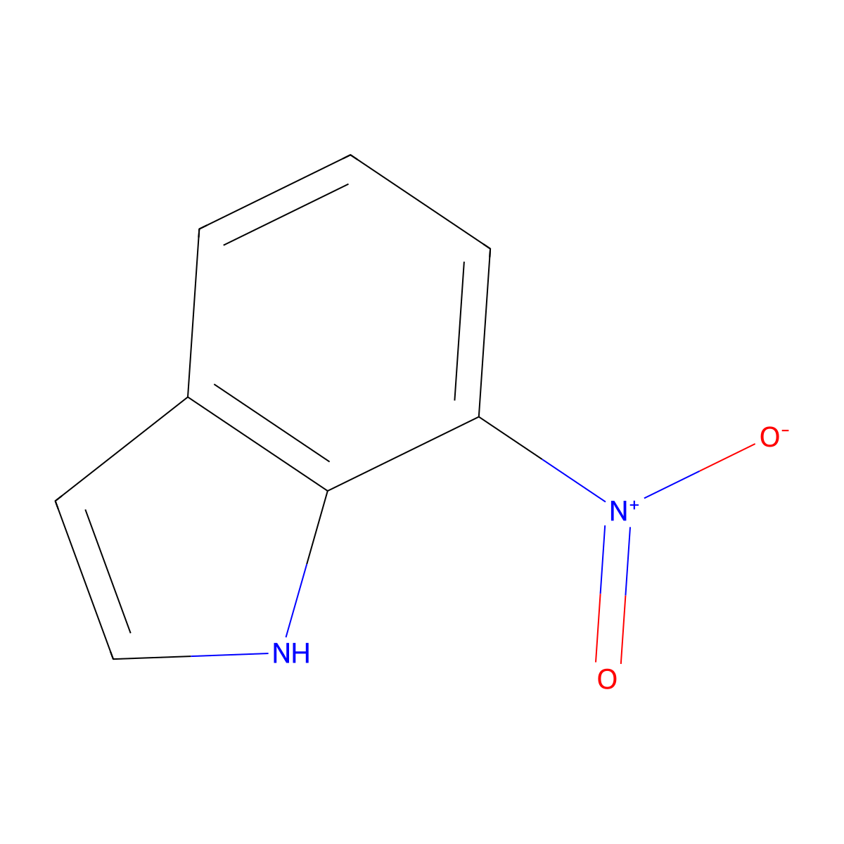 7-Nitroindole molecular structure, CAS 6960-42-5