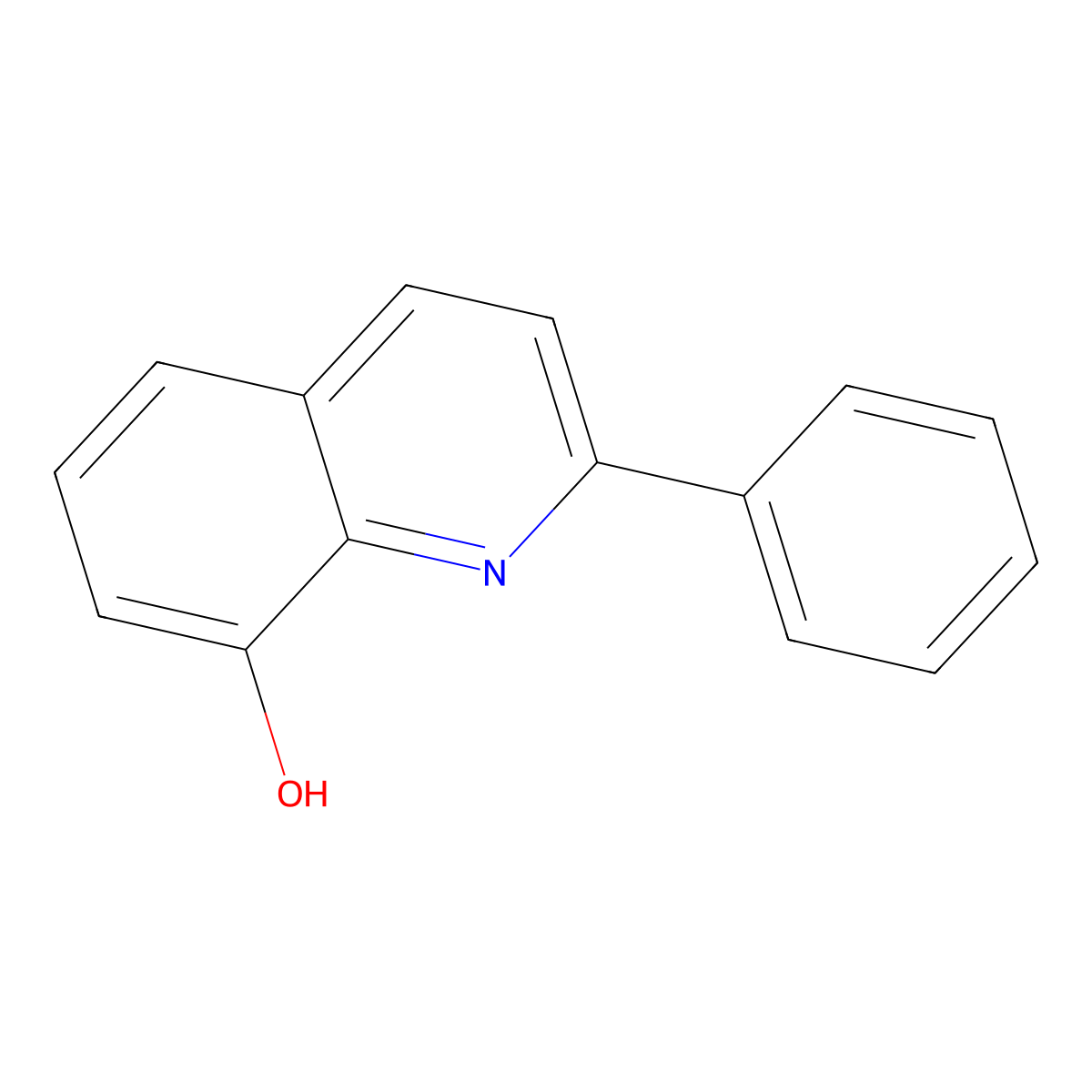2-Phenylquinolin-8-ol molecular structure, CAS 6961-25-7