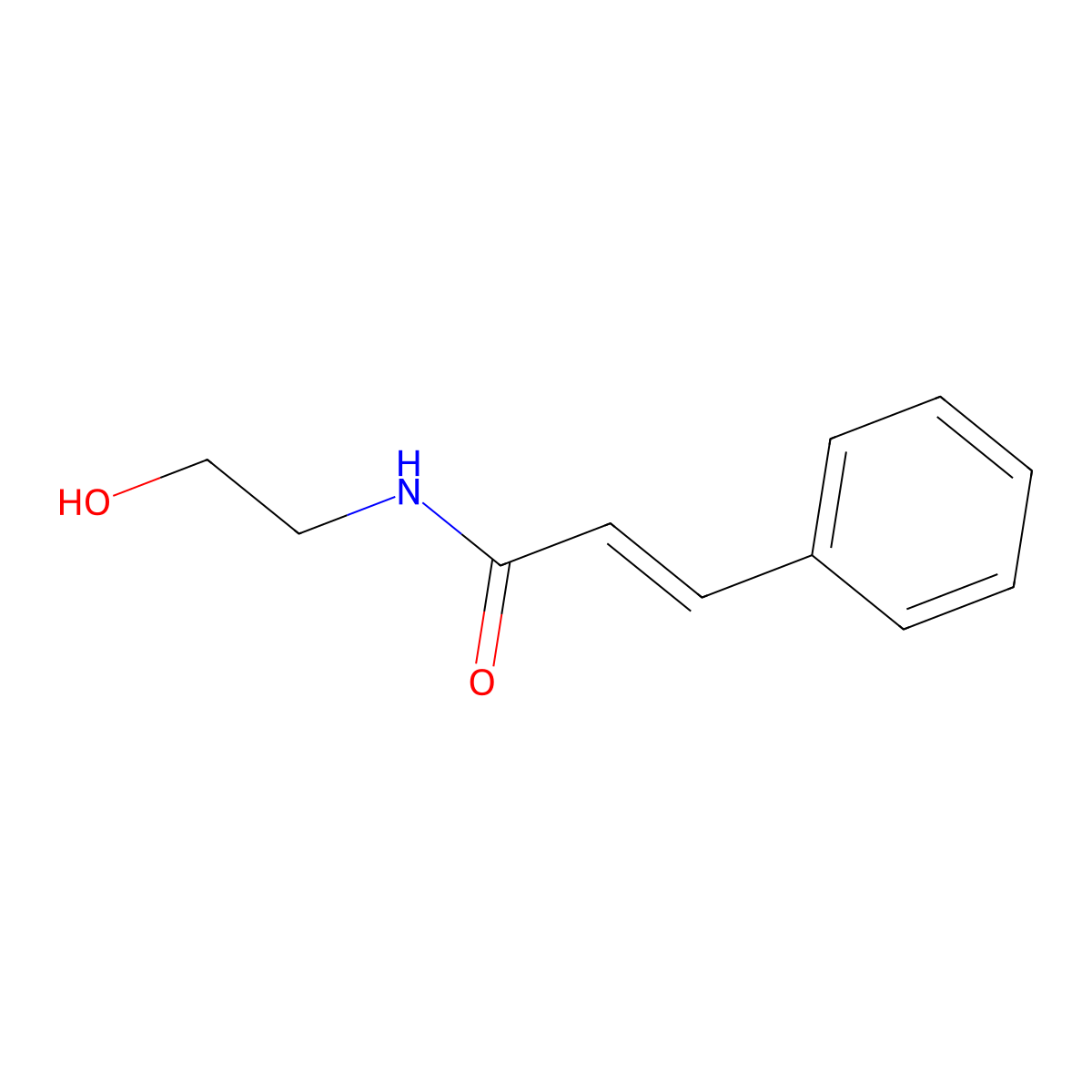 Idrocilamide molecular structure, CAS 6961-46-2