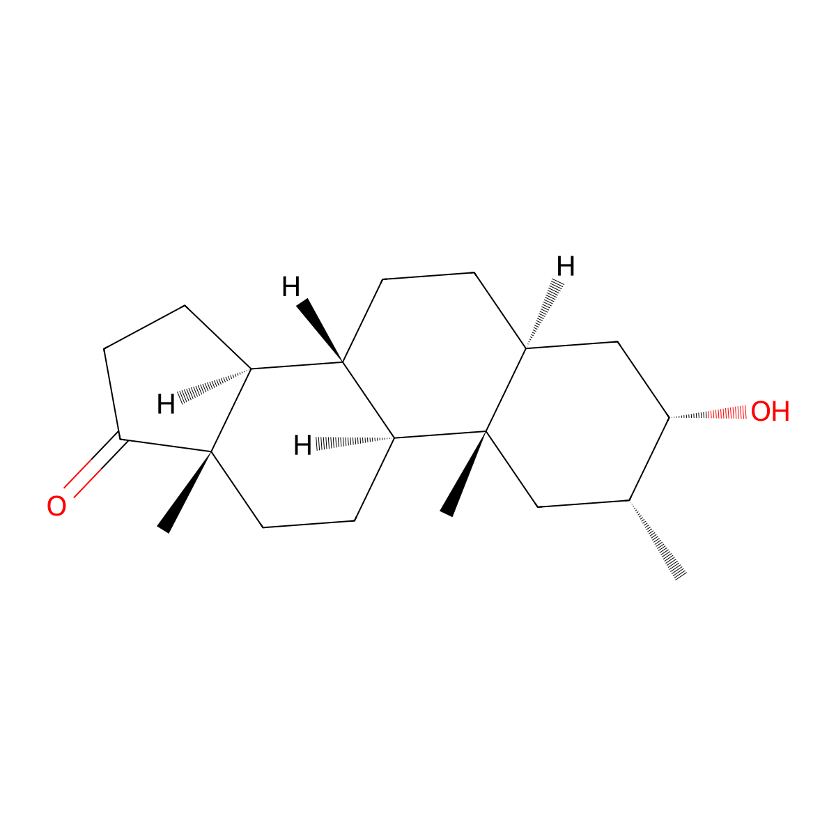 2alpha-Methylandrosterone molecular structure, CAS 6961-54-2